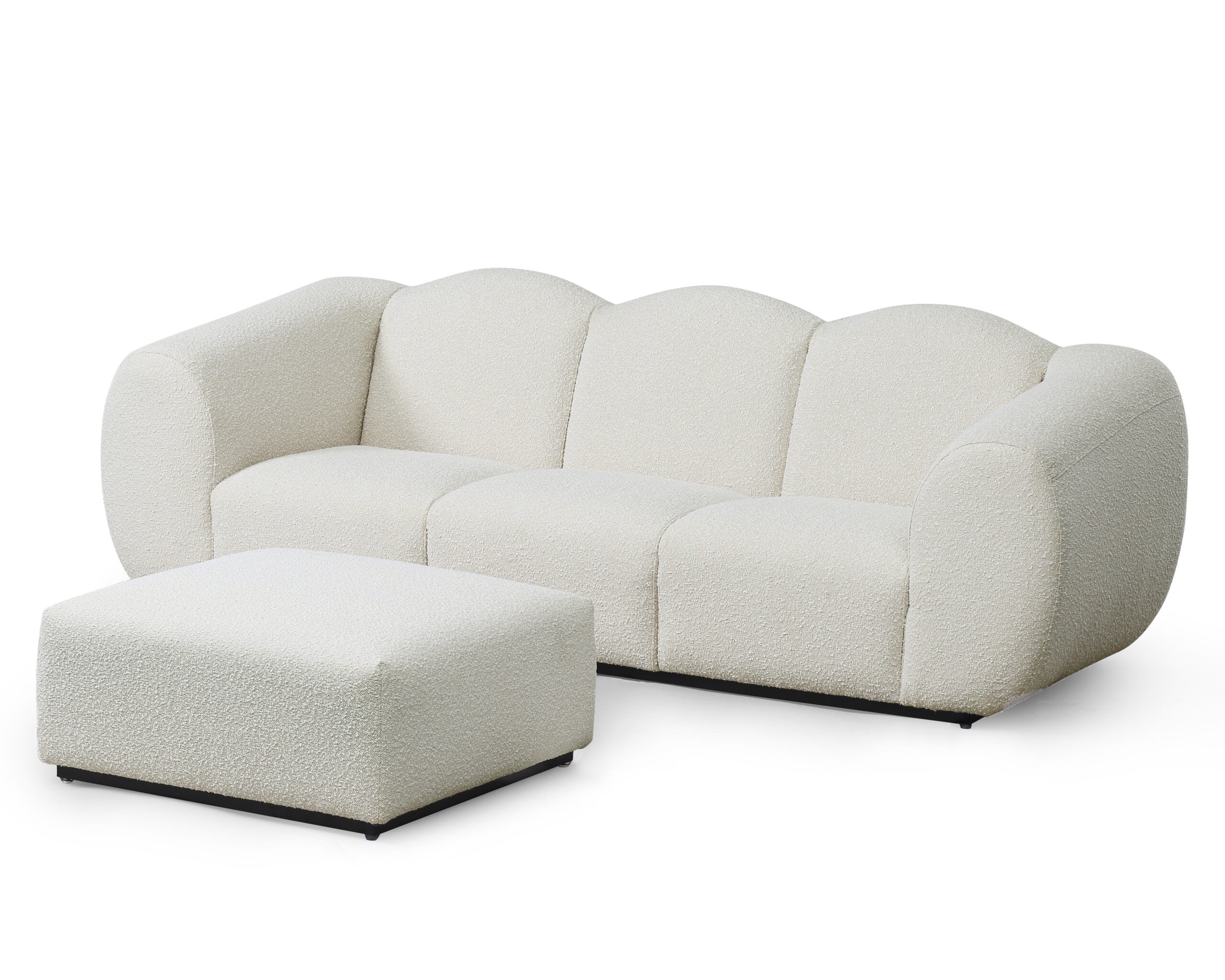 Kendal Ottoman - Boucle Sand