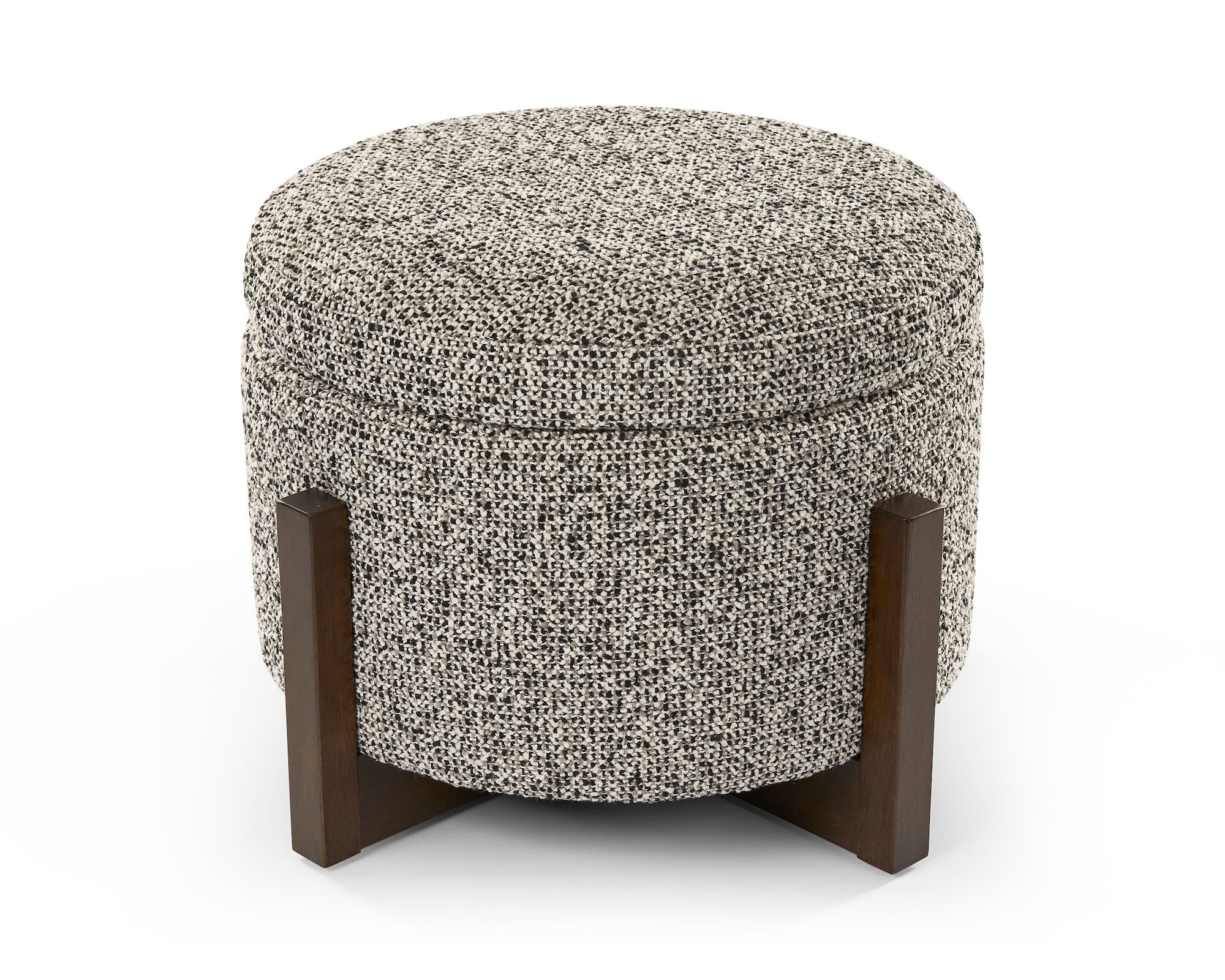 Asti Ottoman - Dexter Sparkle Stone/Ash Wood
