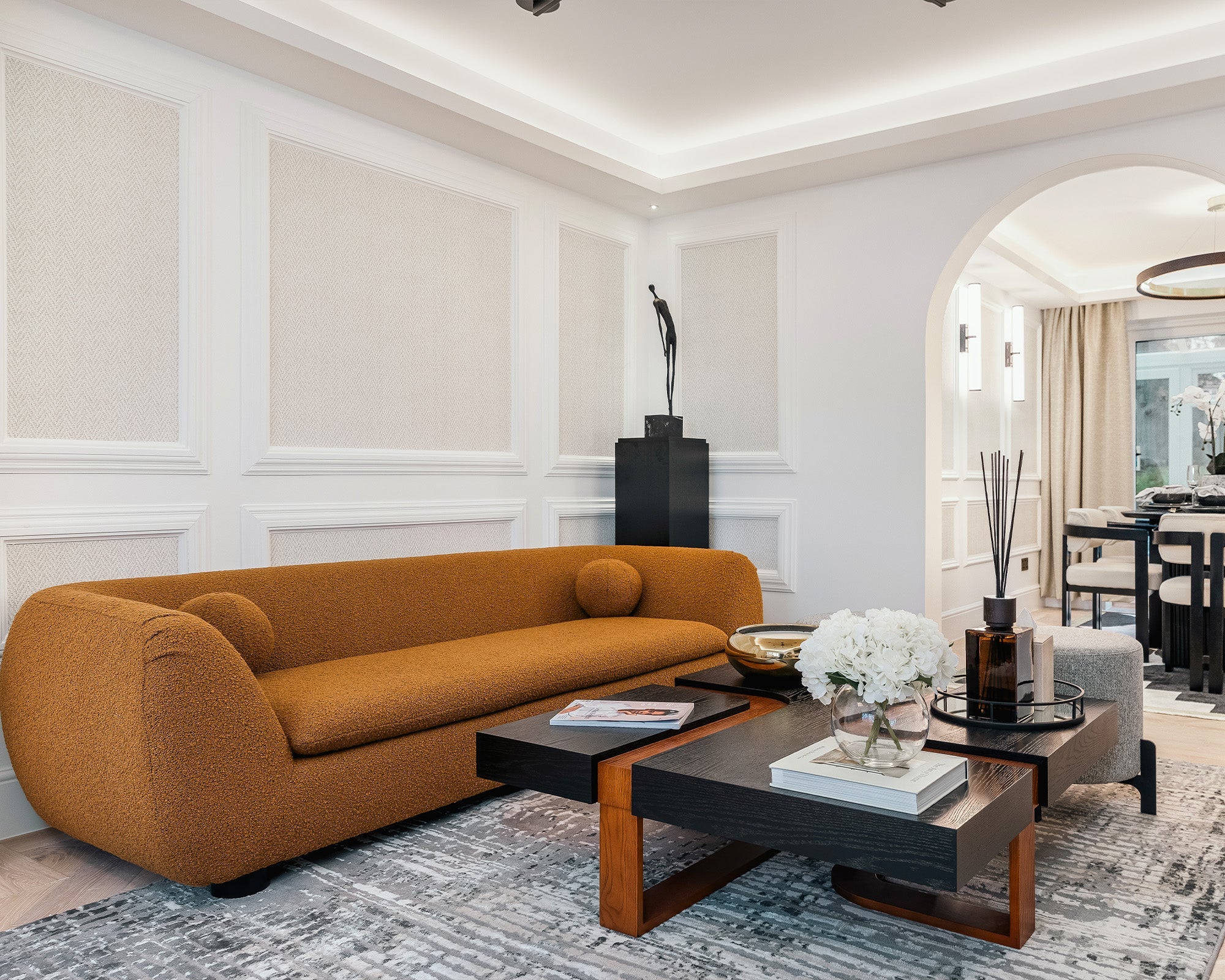 Hudson Sofa - Beau Clay Boucle