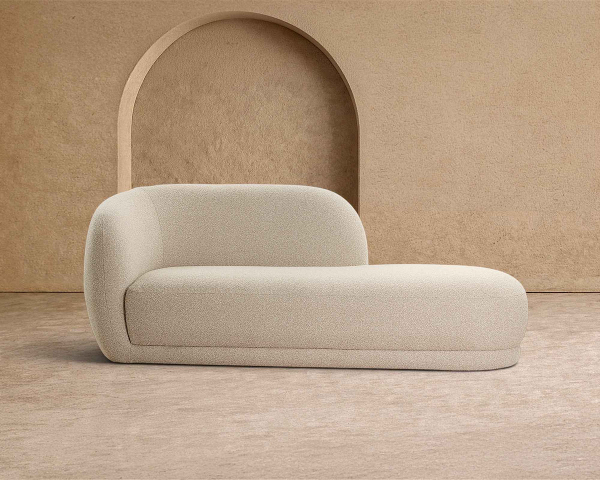 Curva Chaise Sofa - Capella Sand