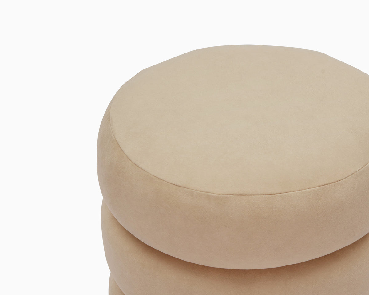 Trace Footstool - Hopper Desert | Natural Oak Solid Wood