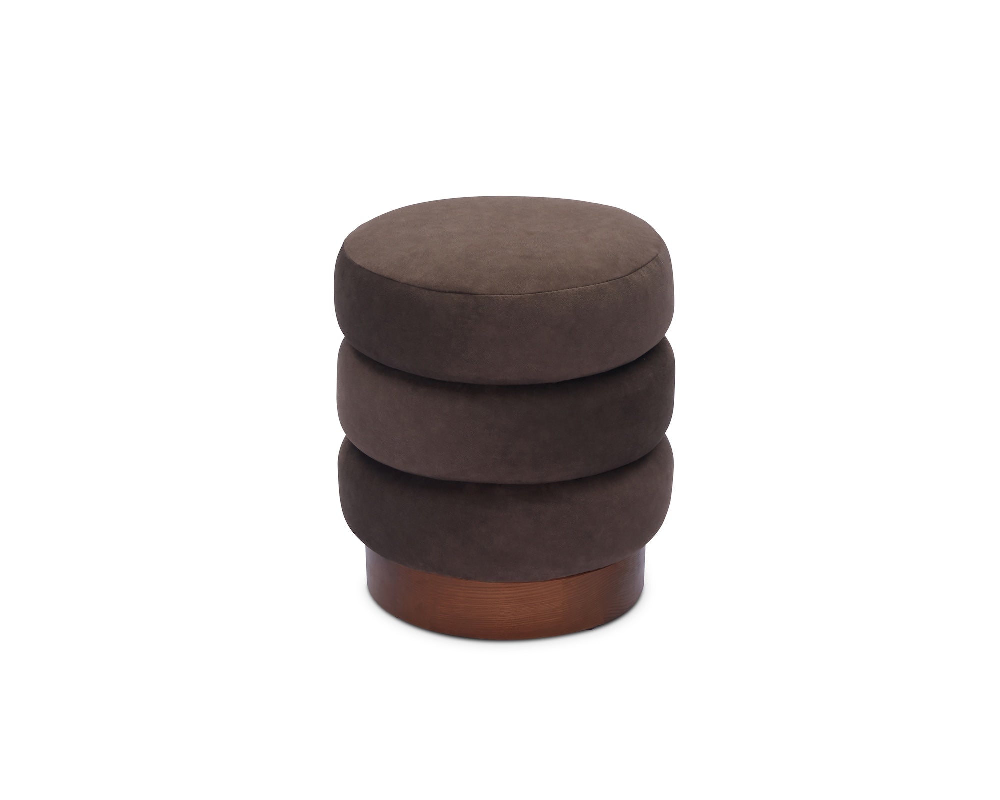 Trace Footstool - Hopper Terra | Mid Brown Oak Solid Wood