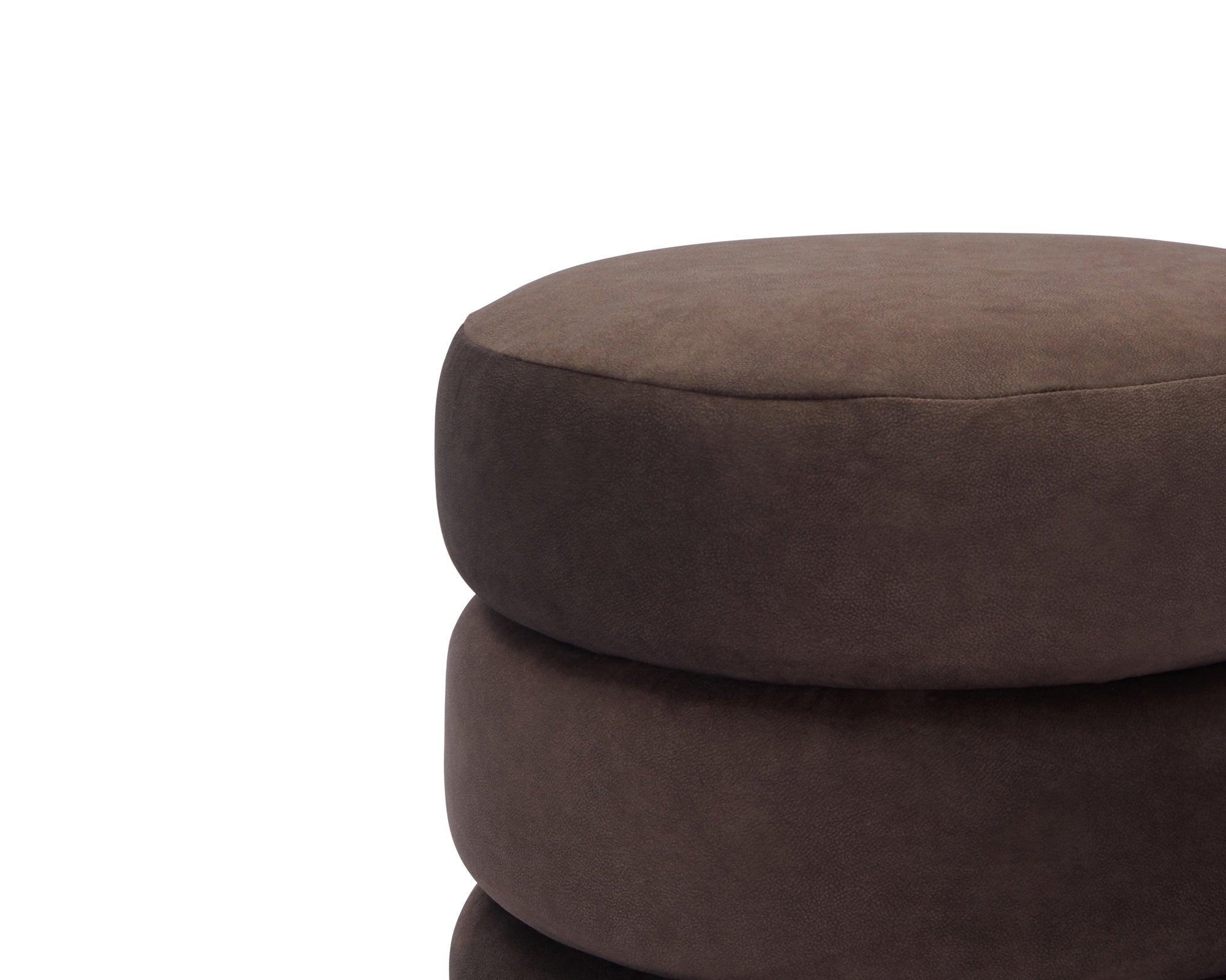 Trace Footstool - Hopper Terra | Mid Brown Oak Solid Wood