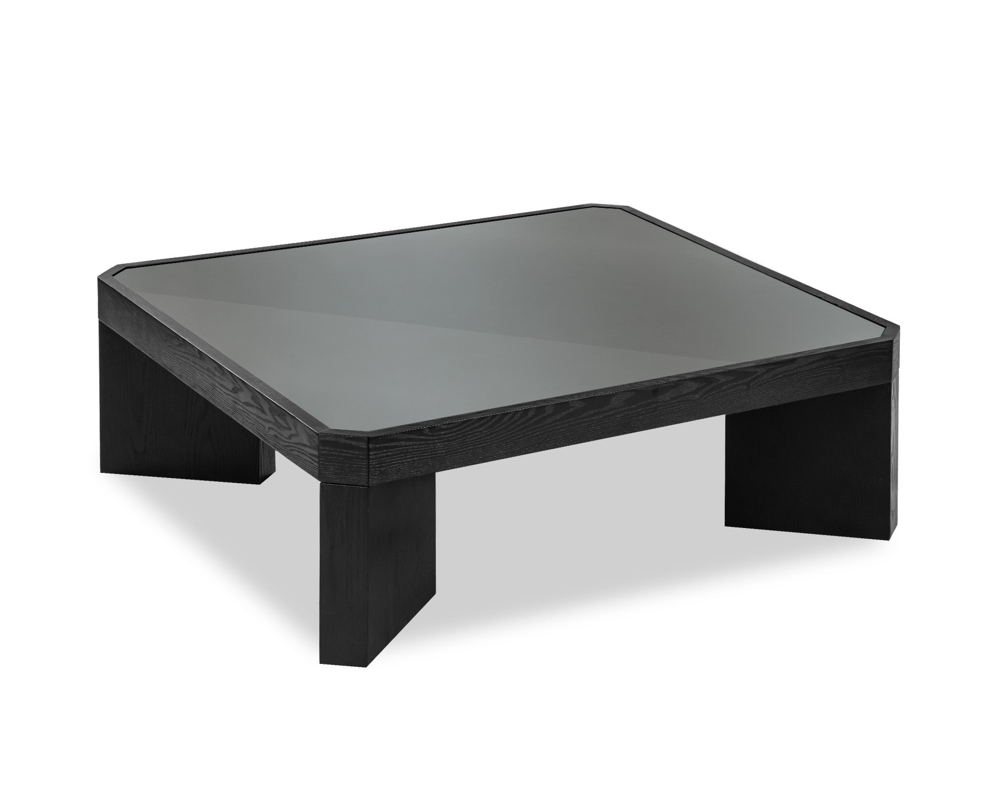 Baltimore Coffee Table - Black Ash & Glass