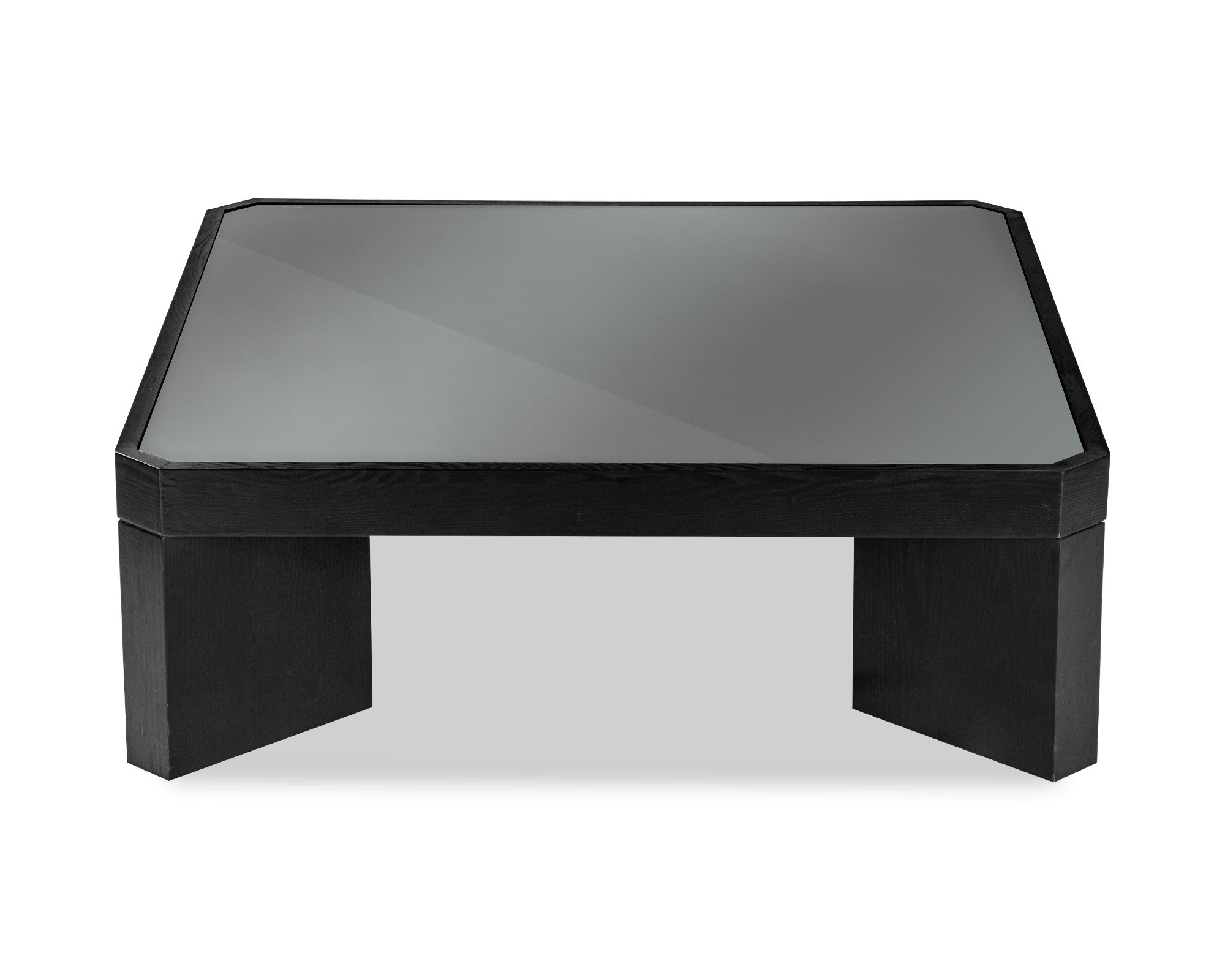 Baltimore Coffee Table - Black Ash & Glass