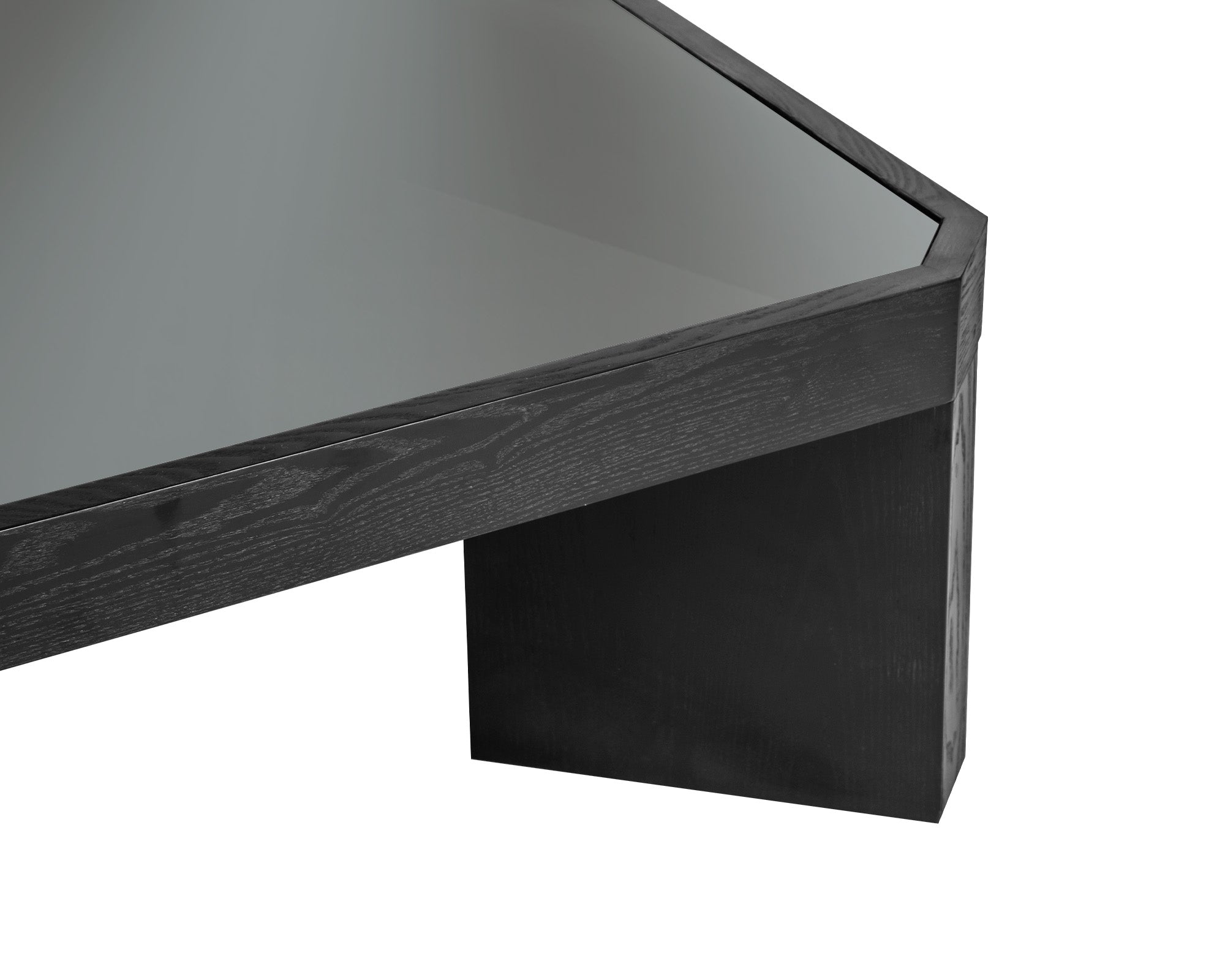 Baltimore Coffee Table - Black Ash & Glass