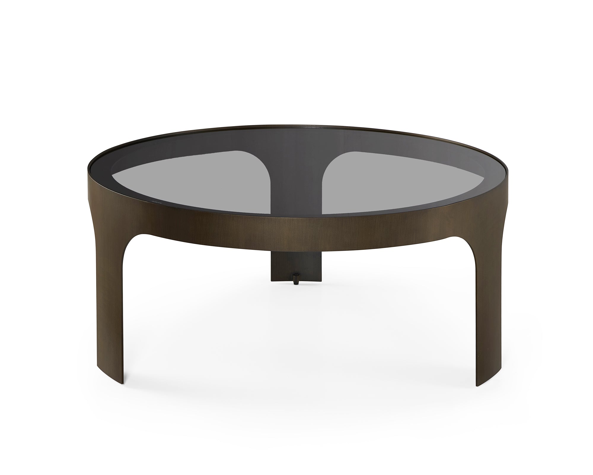 Arch Coffee Table - Antique Bronze/Smoked Black
