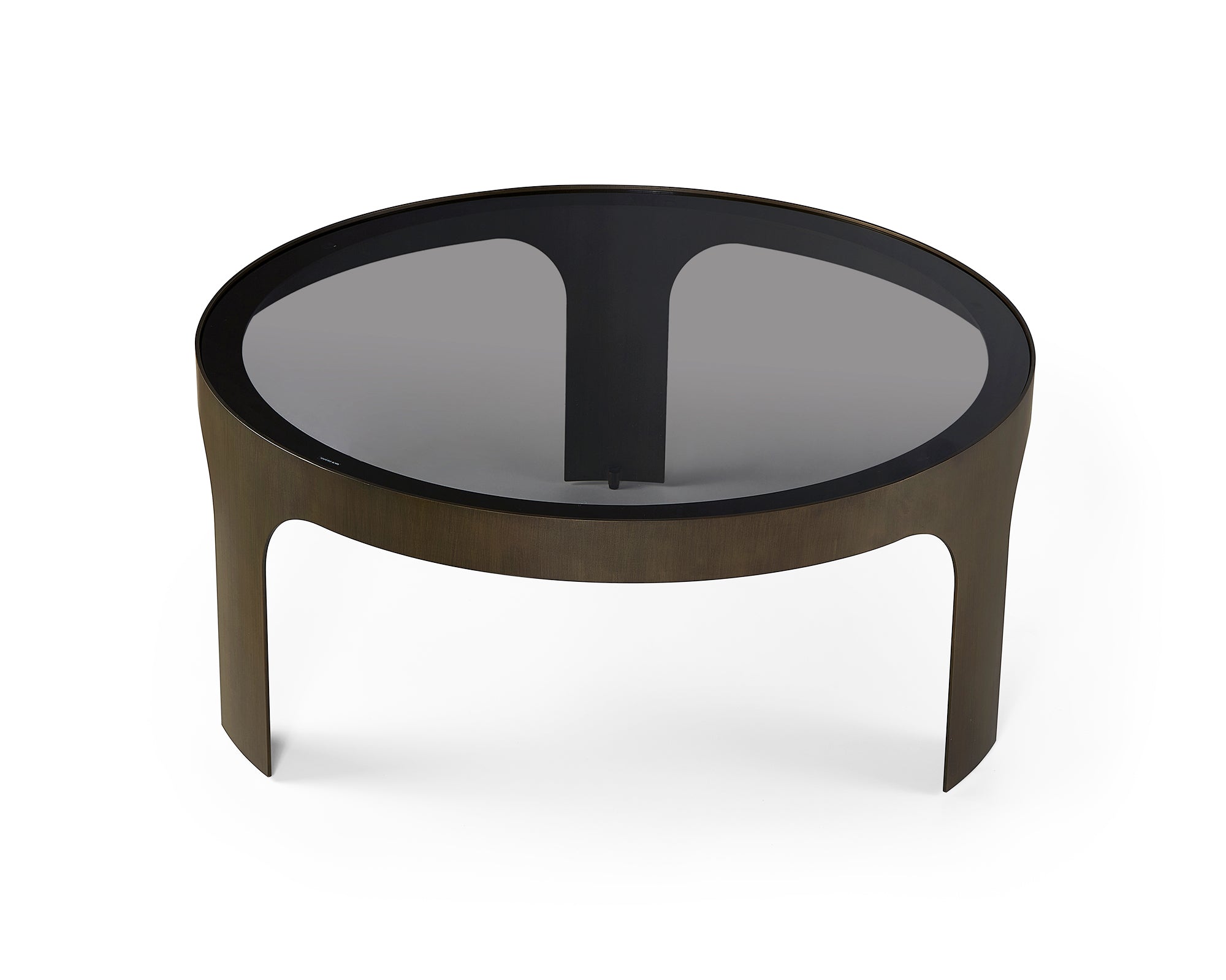 Arch Coffee Table - Antique Bronze/Smoked Black