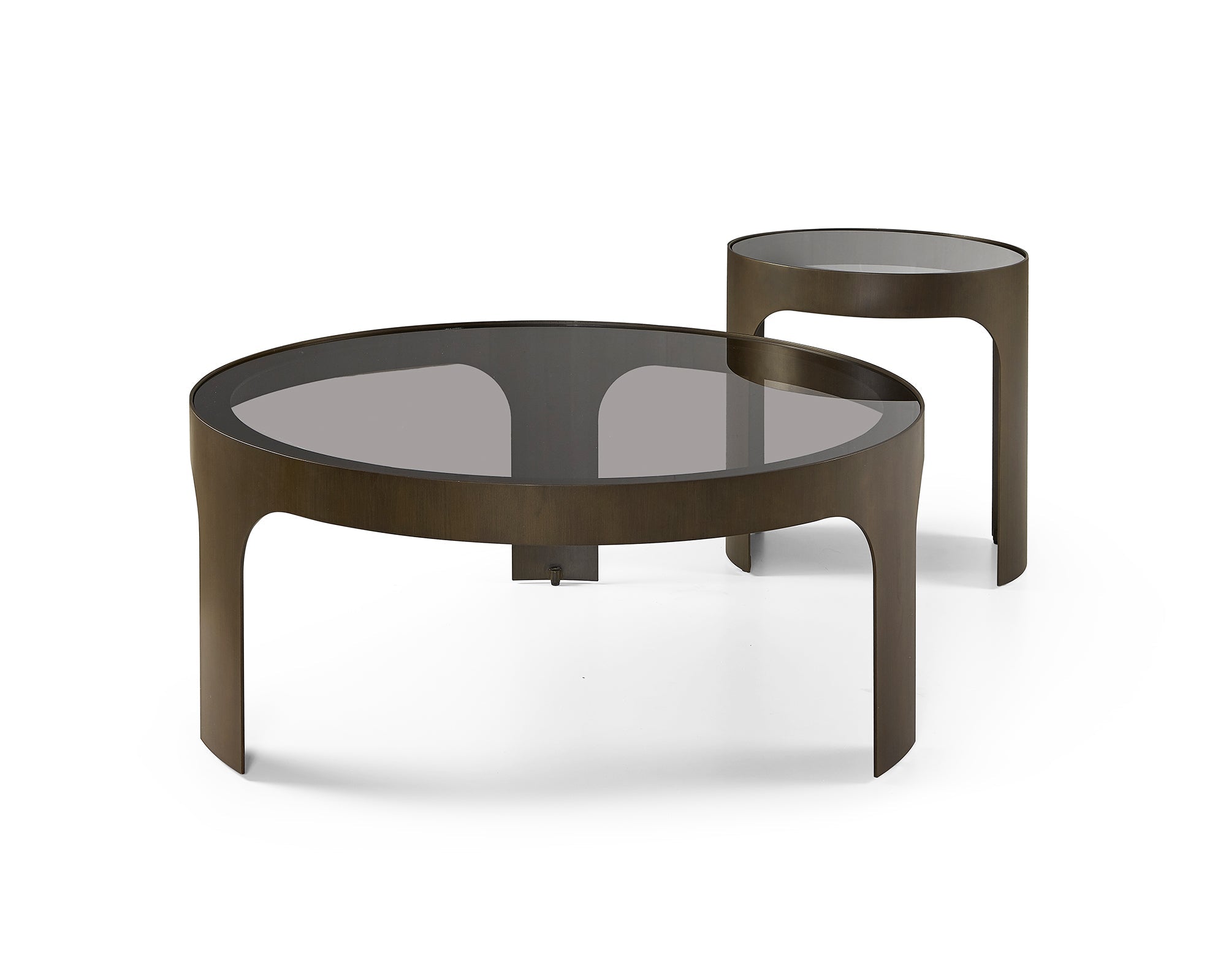 Arch Coffee Table - Antique Bronze/Smoked Black