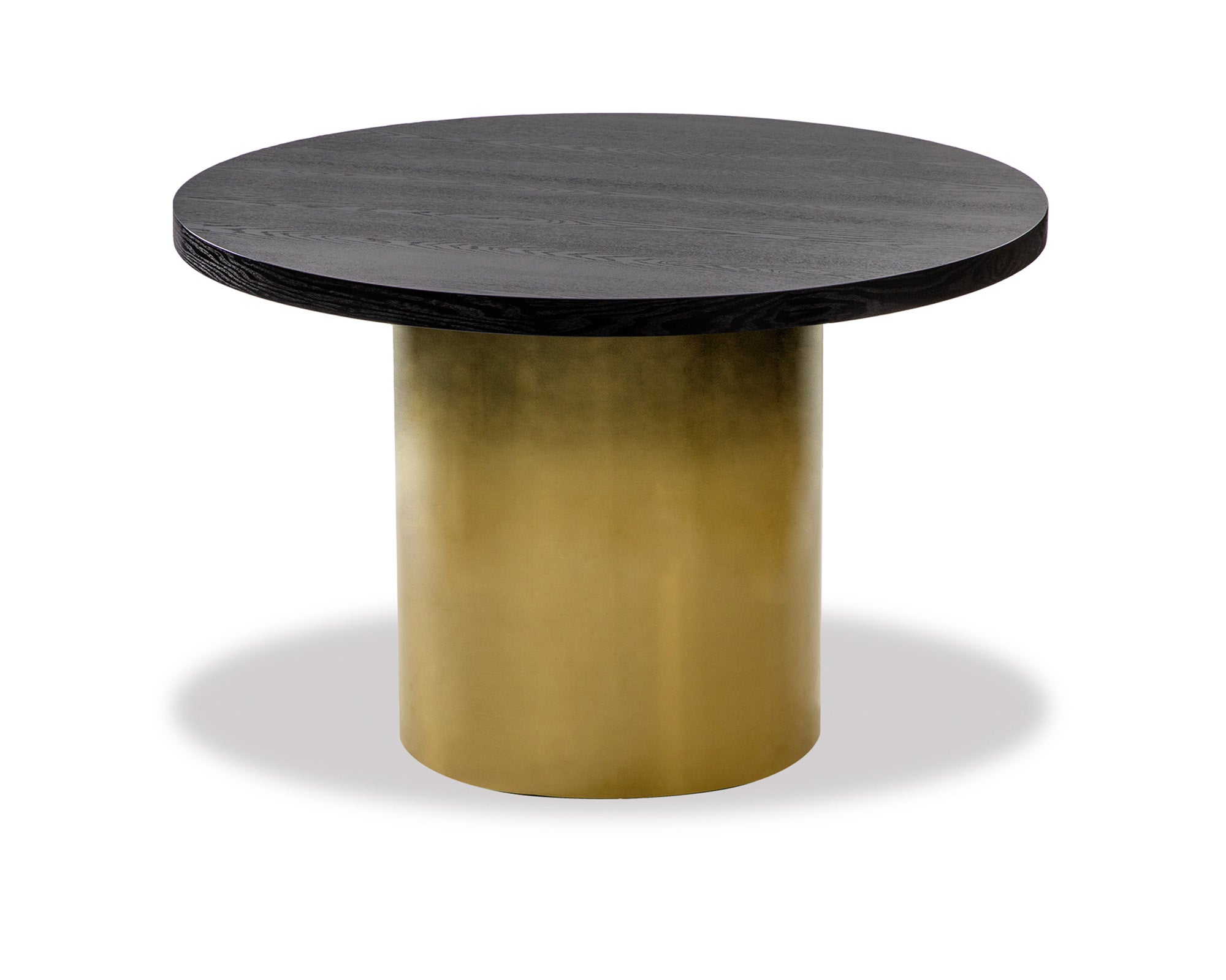 Dim Dining Table Small - Black and Gold Ombre