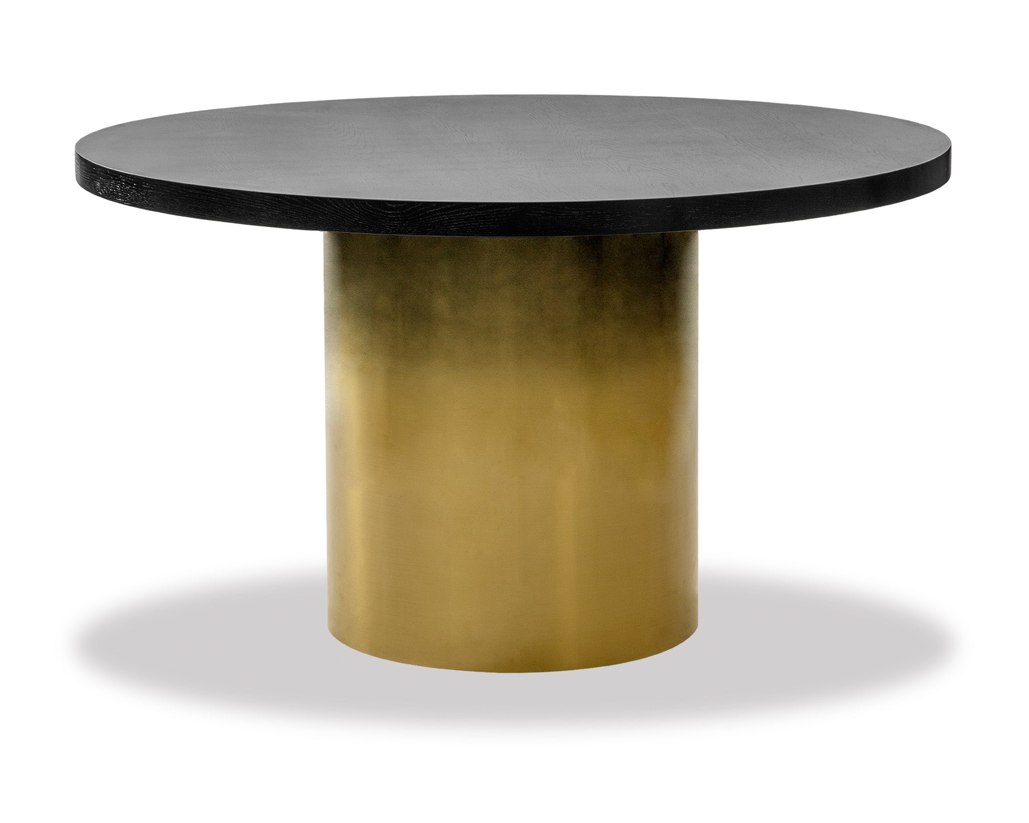 Dim Dining Table Large - Black and Gold Ombre