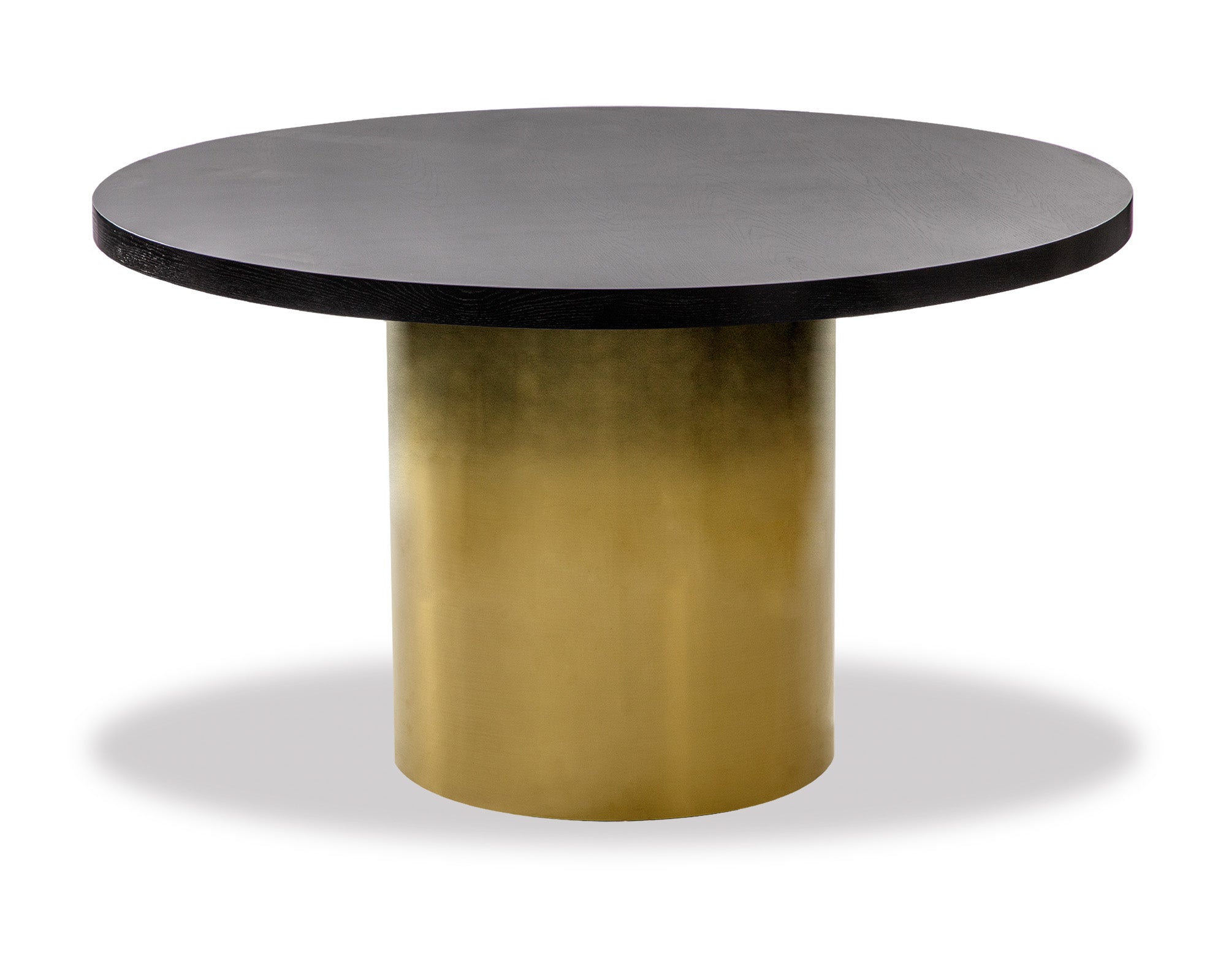 Dim Dining Table Large - Black and Gold Ombre