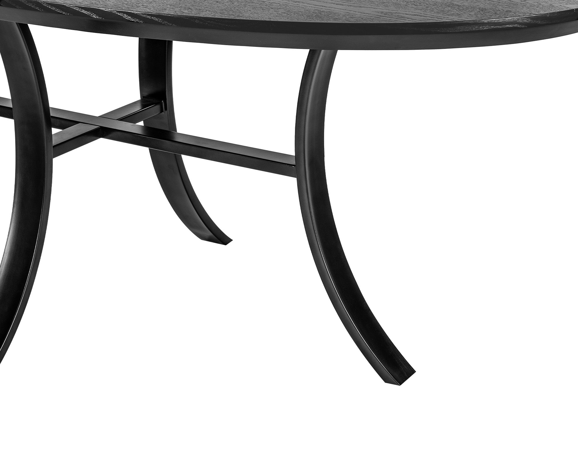 Isola Dining Table - Black Ash Wood