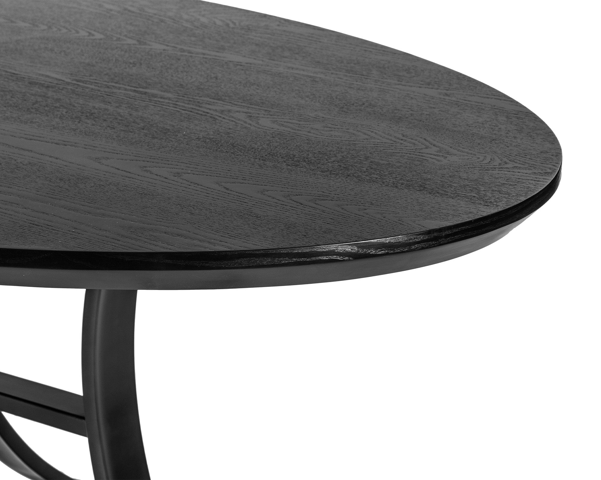 Isola Dining Table - Black Ash Wood