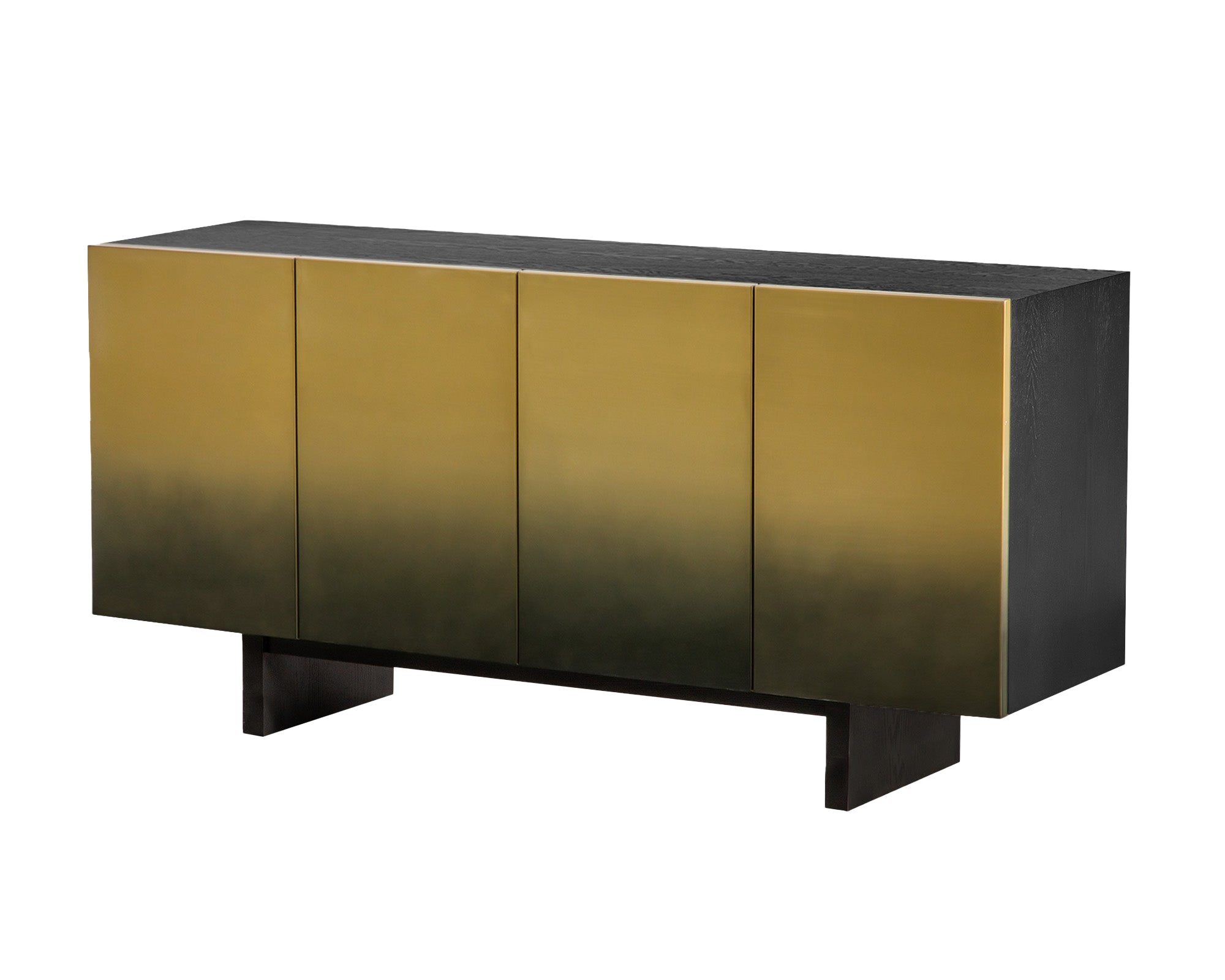 Dim Sideboard - Black and Gold Ombre