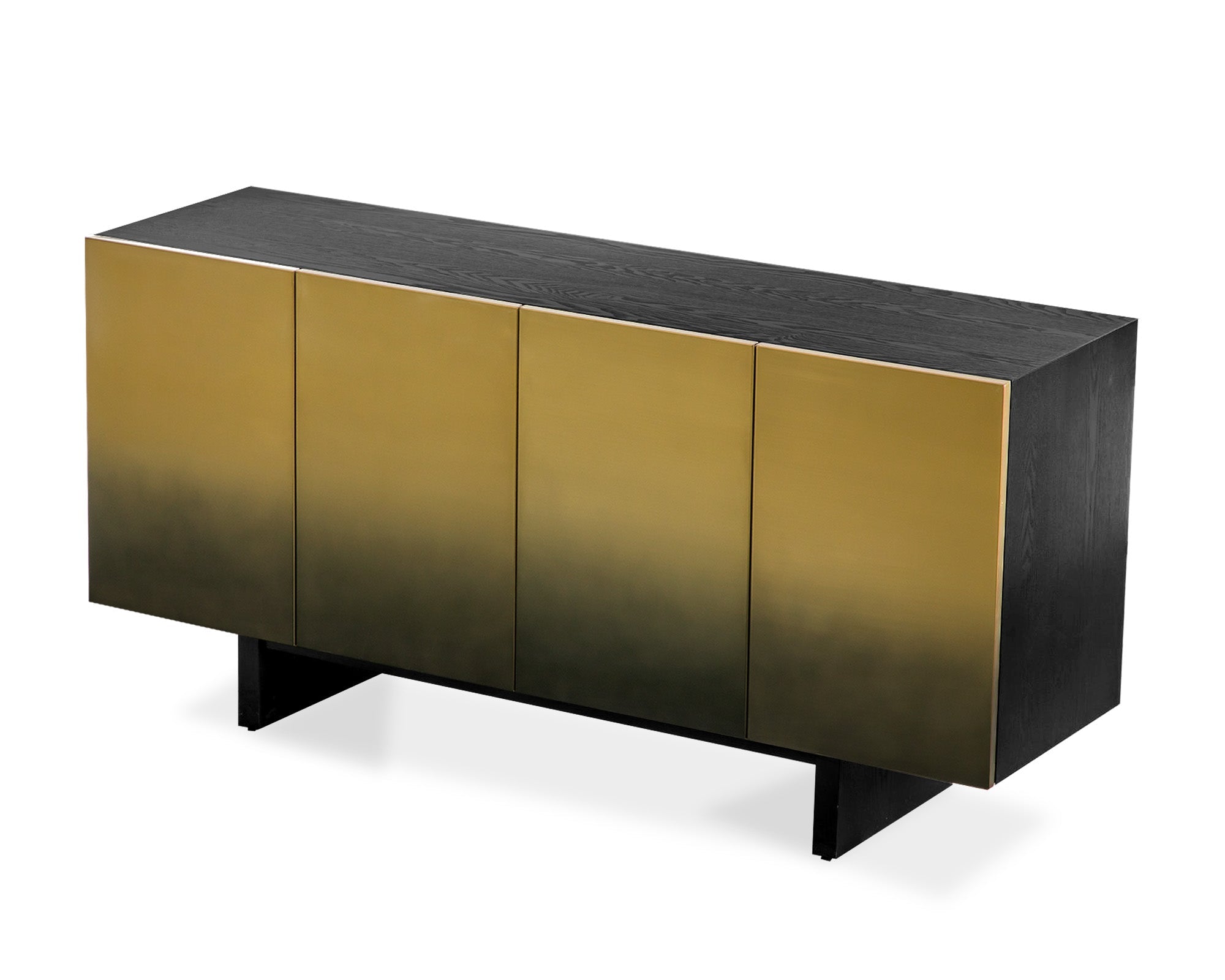 Dim Sideboard - Black and Gold Ombre