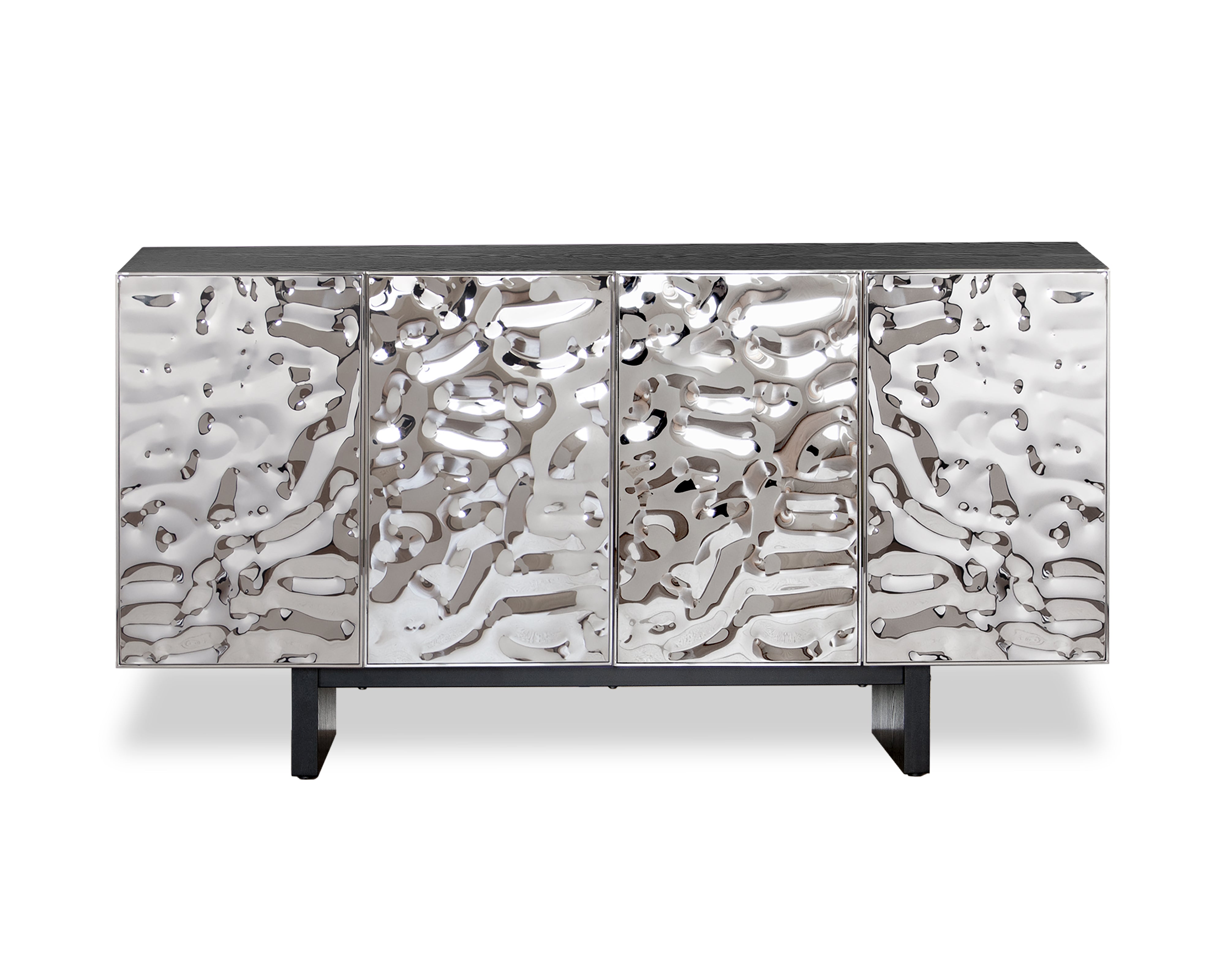 Baltimore Sideboard - Polished Hammered Finish