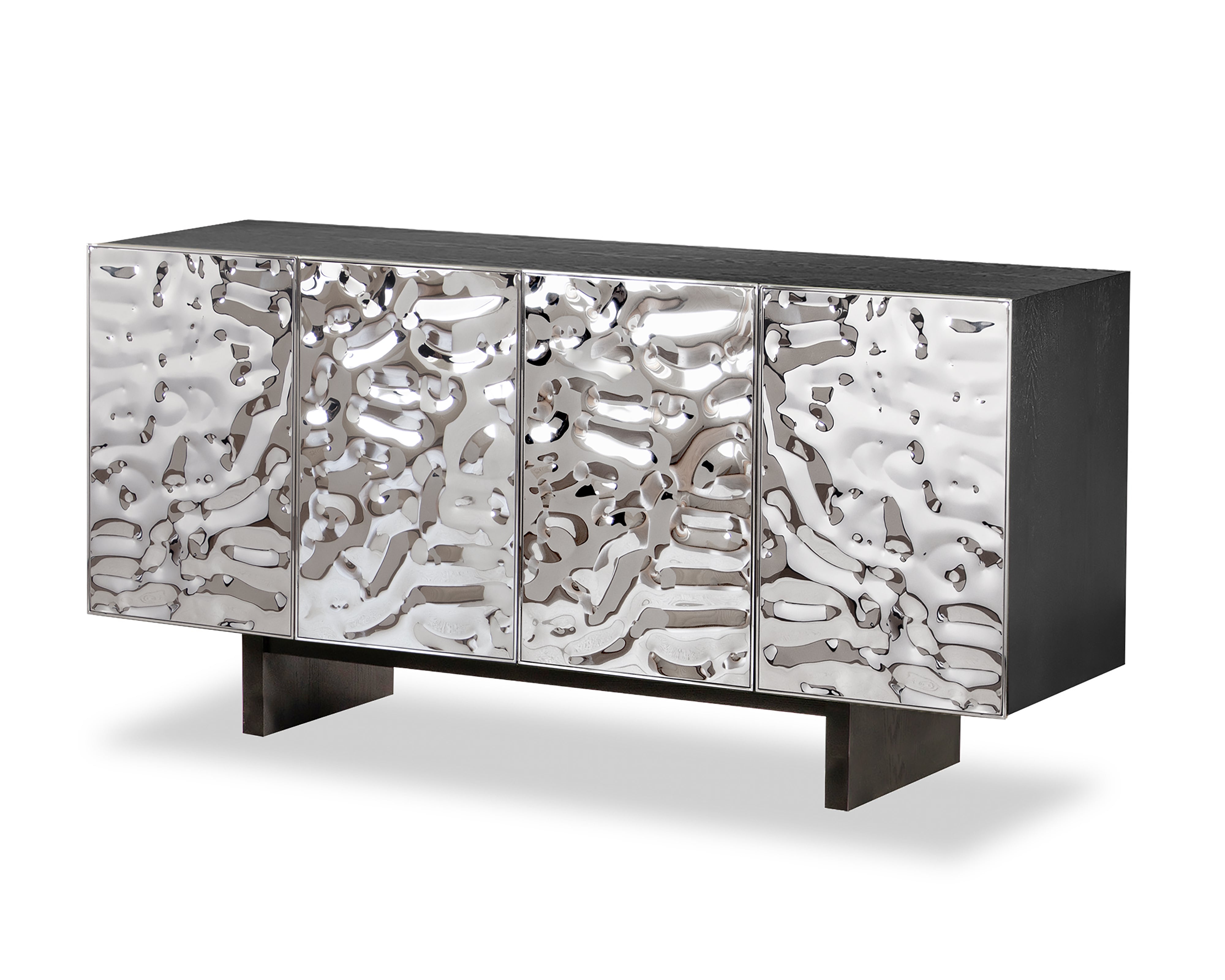 Baltimore Sideboard - Polished Hammered Finish