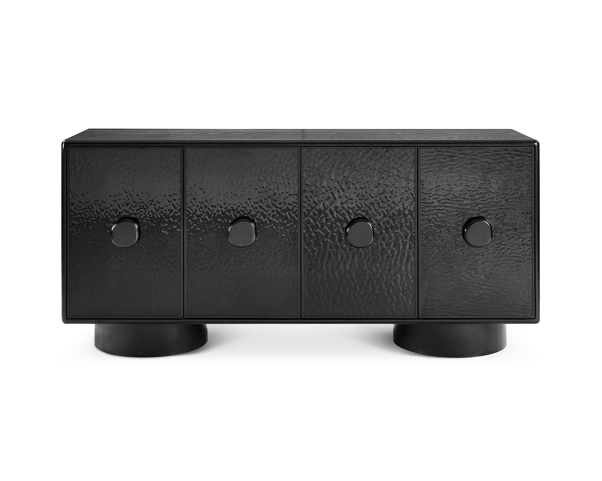 Sintra Sideboard - Black Wave Ash Veneer