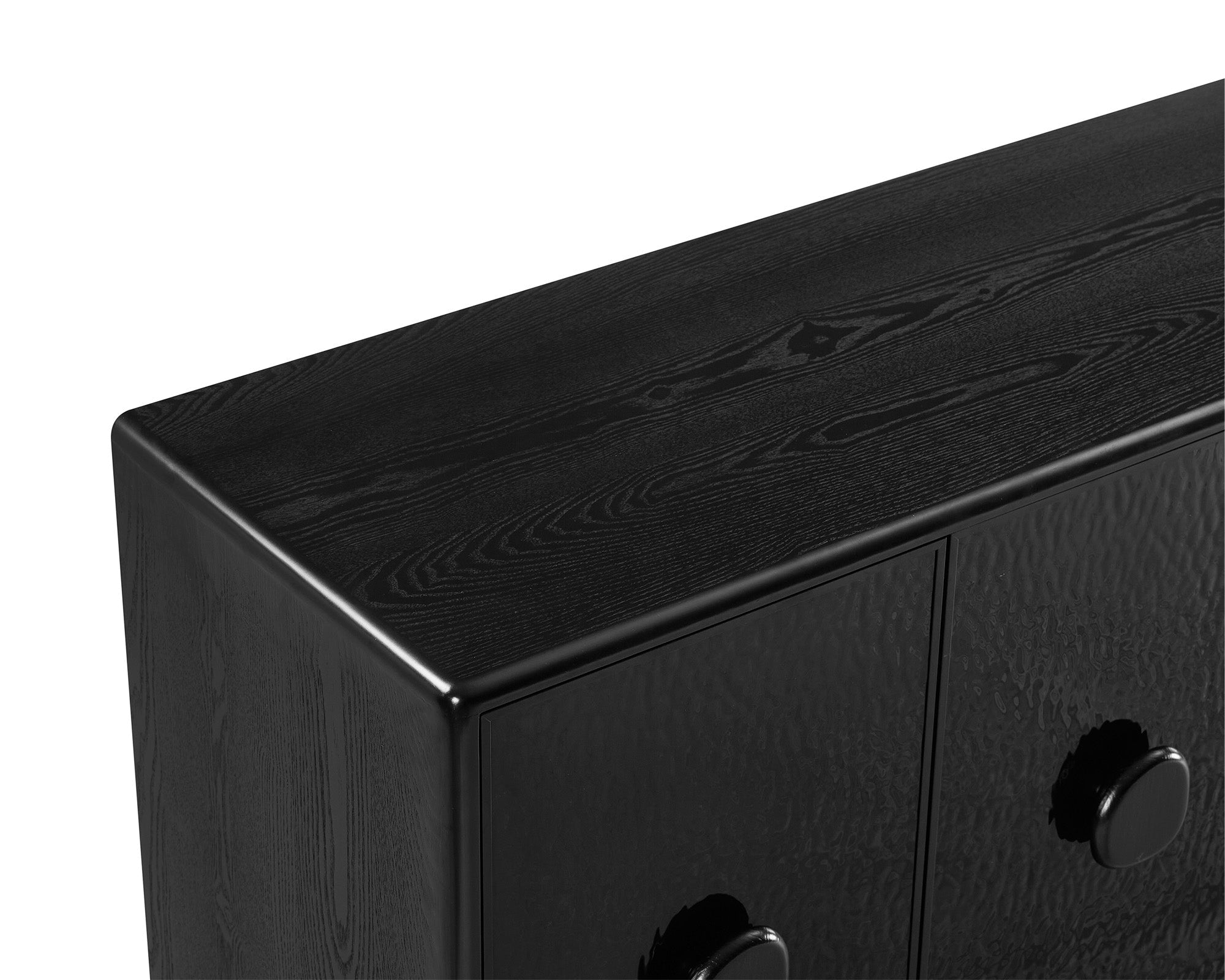 Sintra Sideboard - Black Wave Ash Veneer