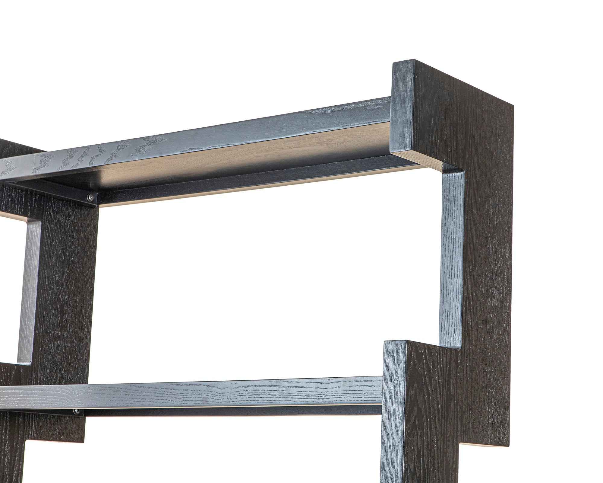 Aldoar Shelving - Black Ash Veneer
