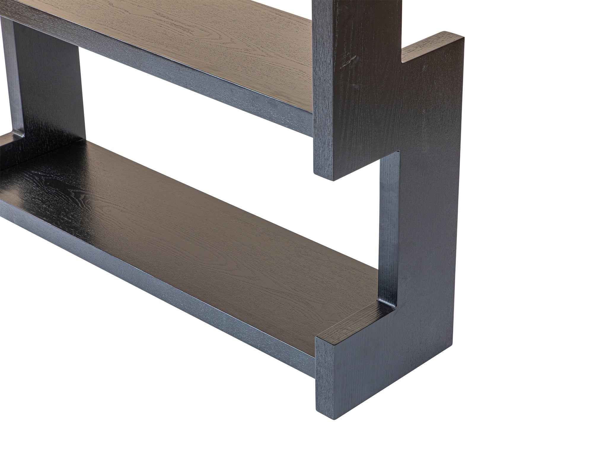 Aldoar Shelving - Black Ash Veneer