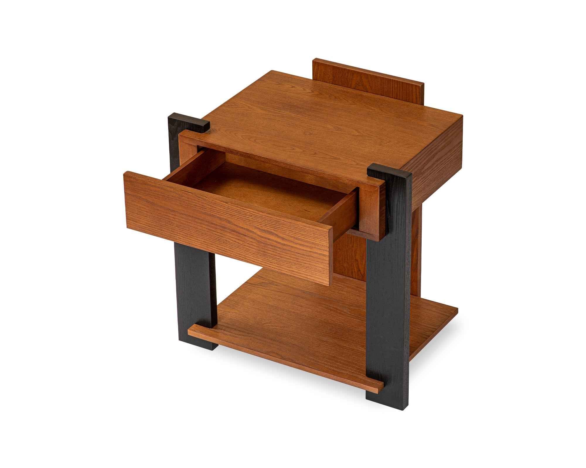 Bugano Bedside Table - Classic Brown