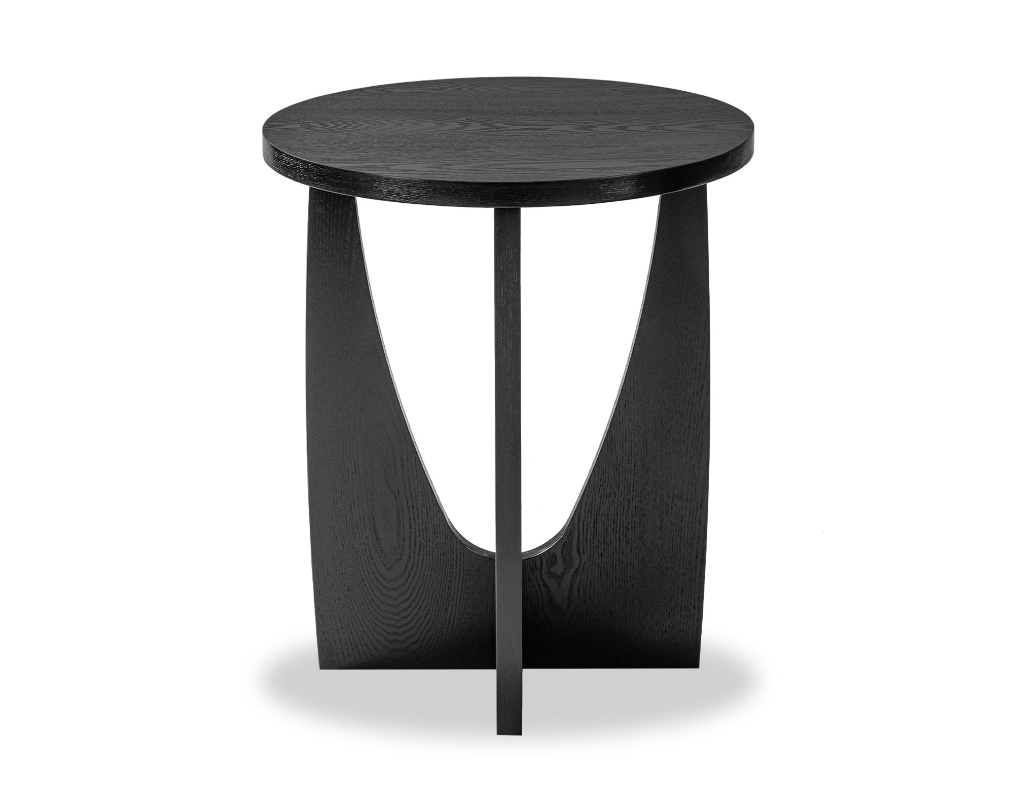 Borne Side Table - Matt Black Ash