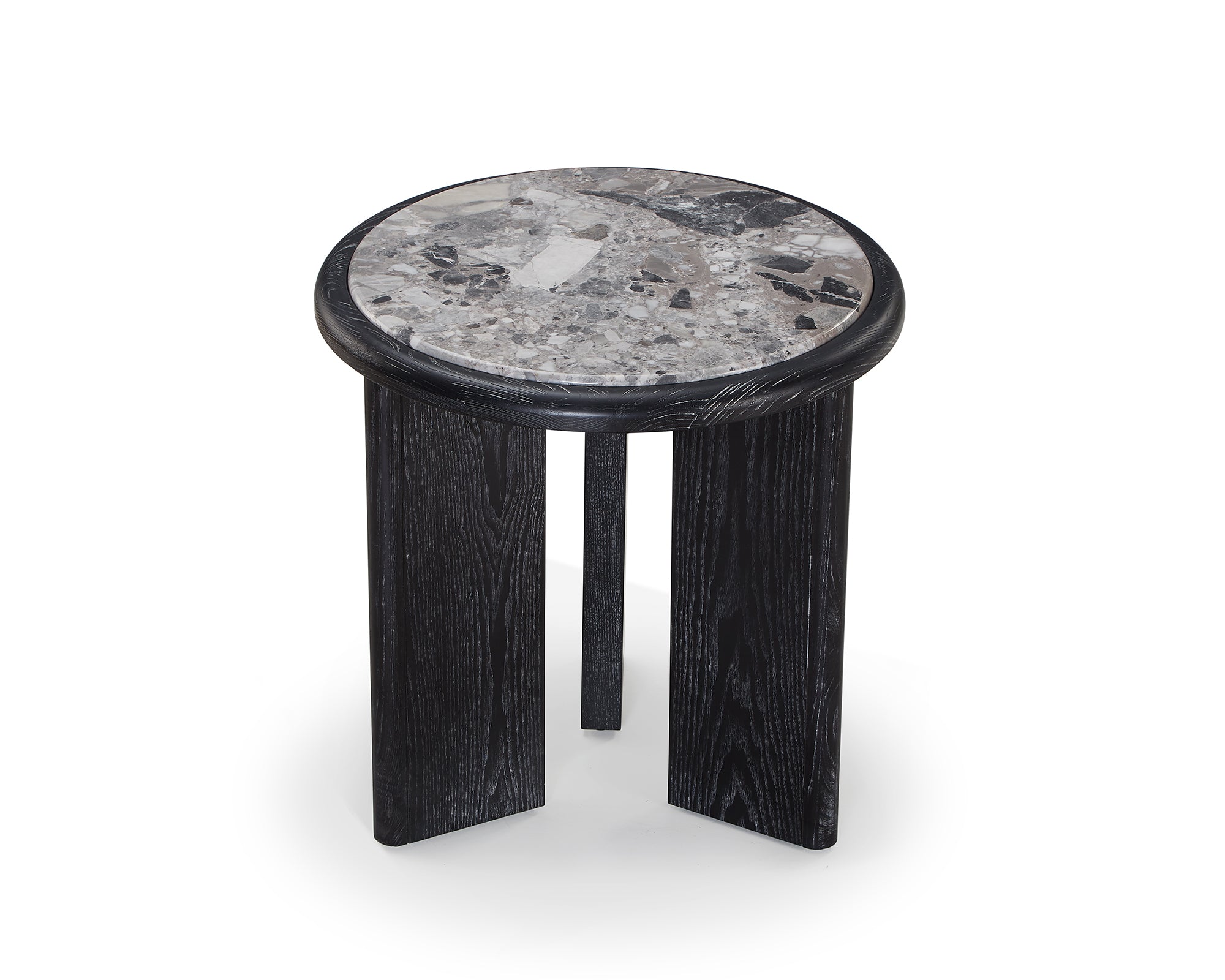 Herman Side Table - Oreo Grey/Ebony