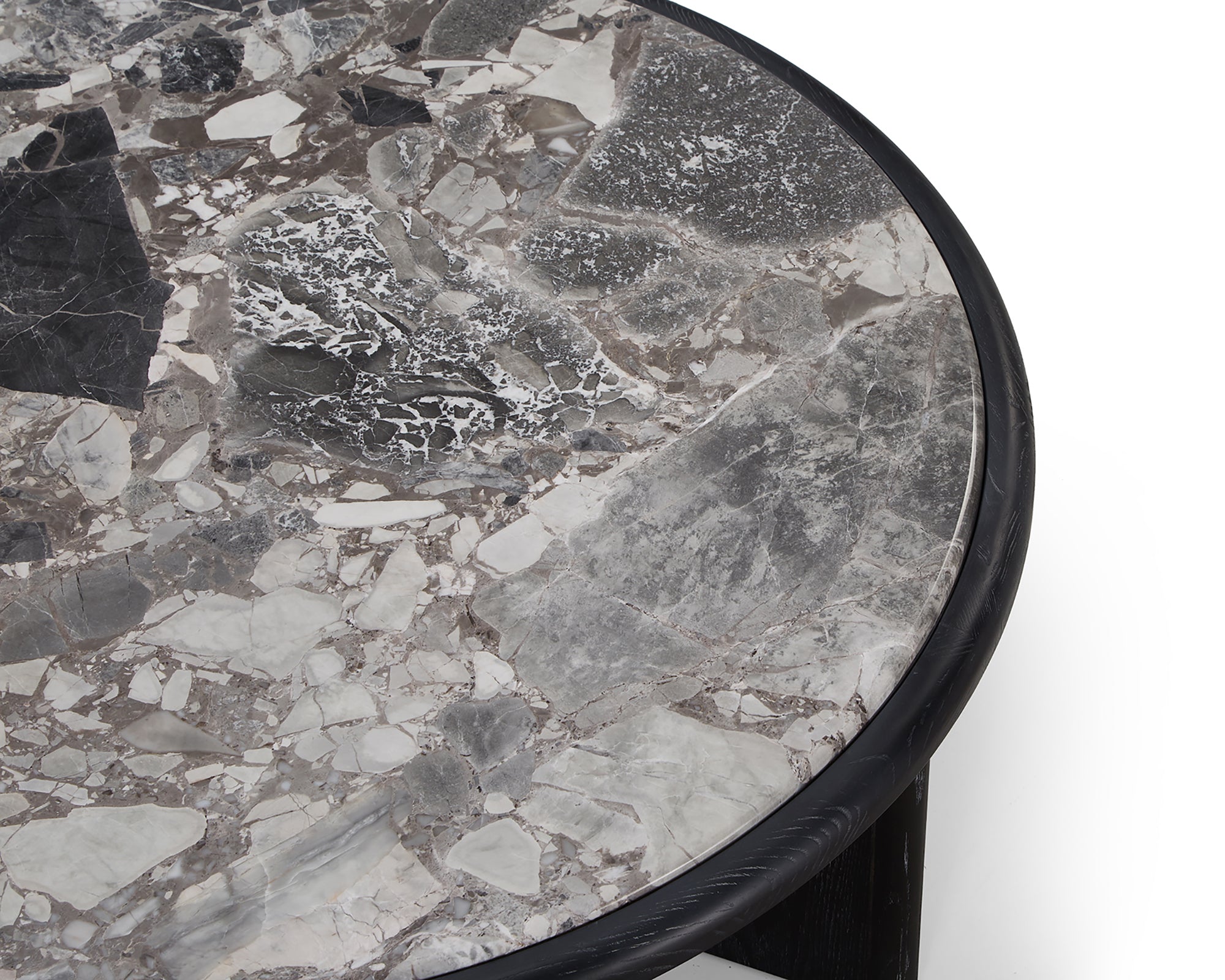 Herman Side Table - Oreo Grey/Ebony