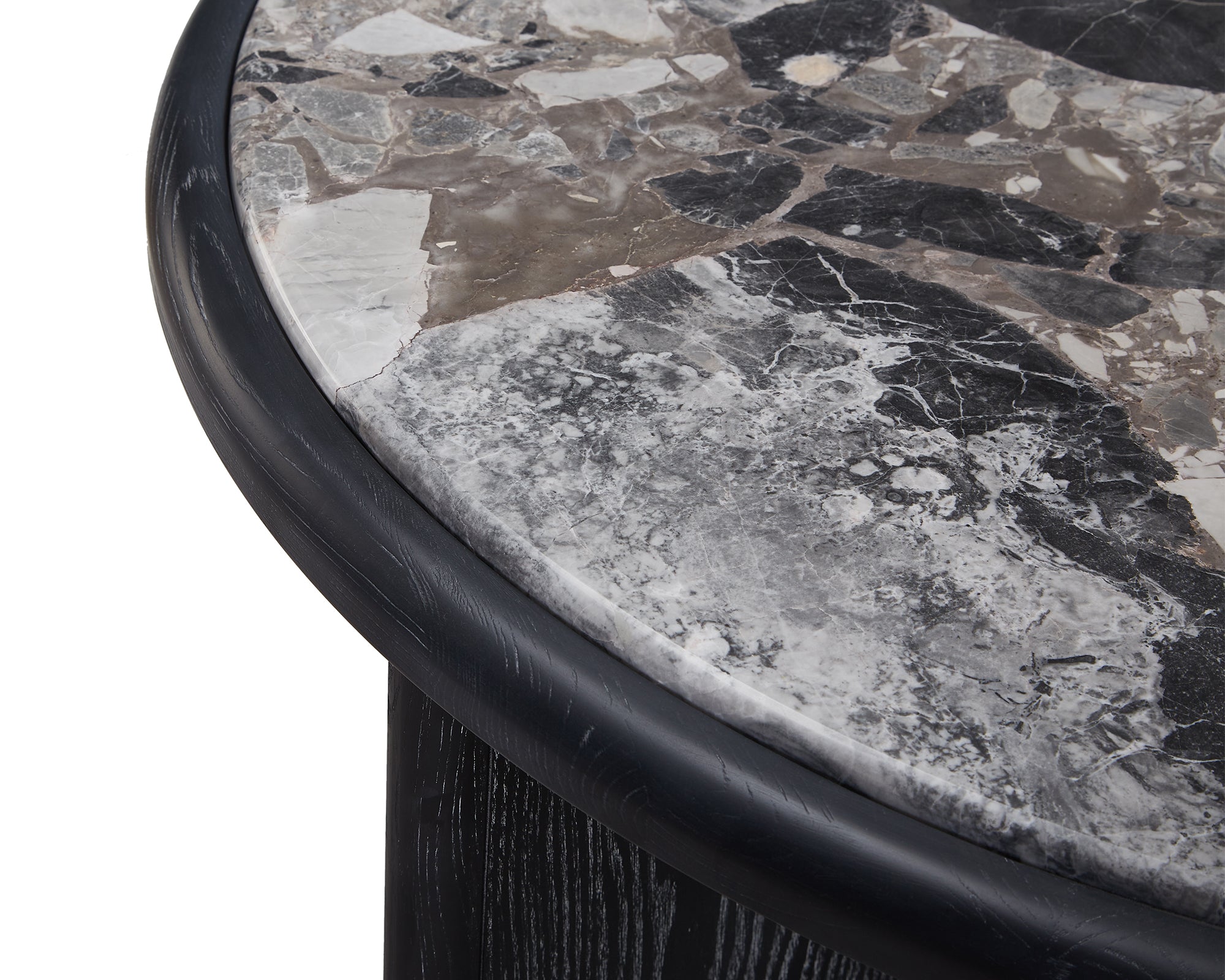 Herman Side Table - Oreo Grey/Ebony