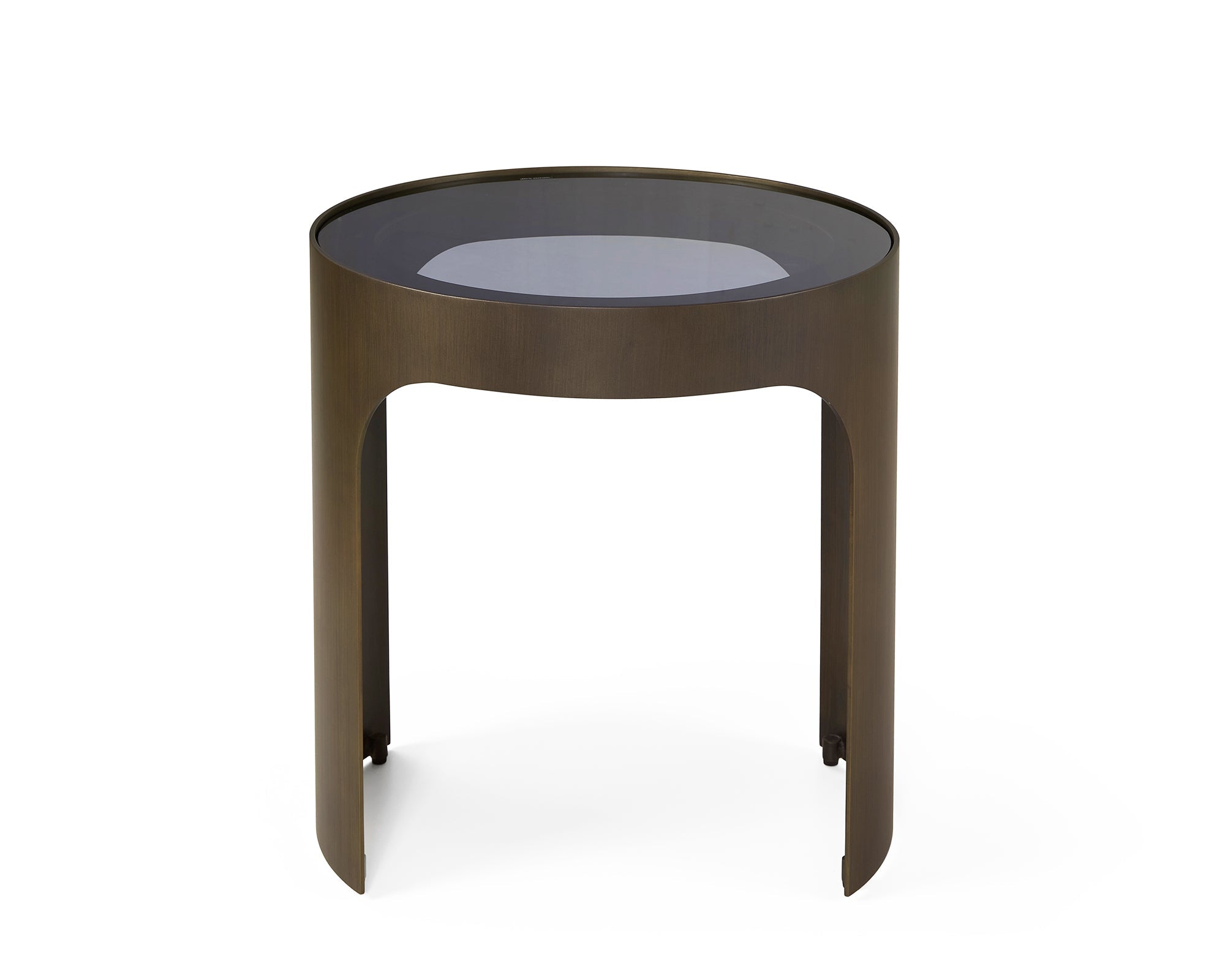 Arch Side Table - Antique Bronze/Smoked Black