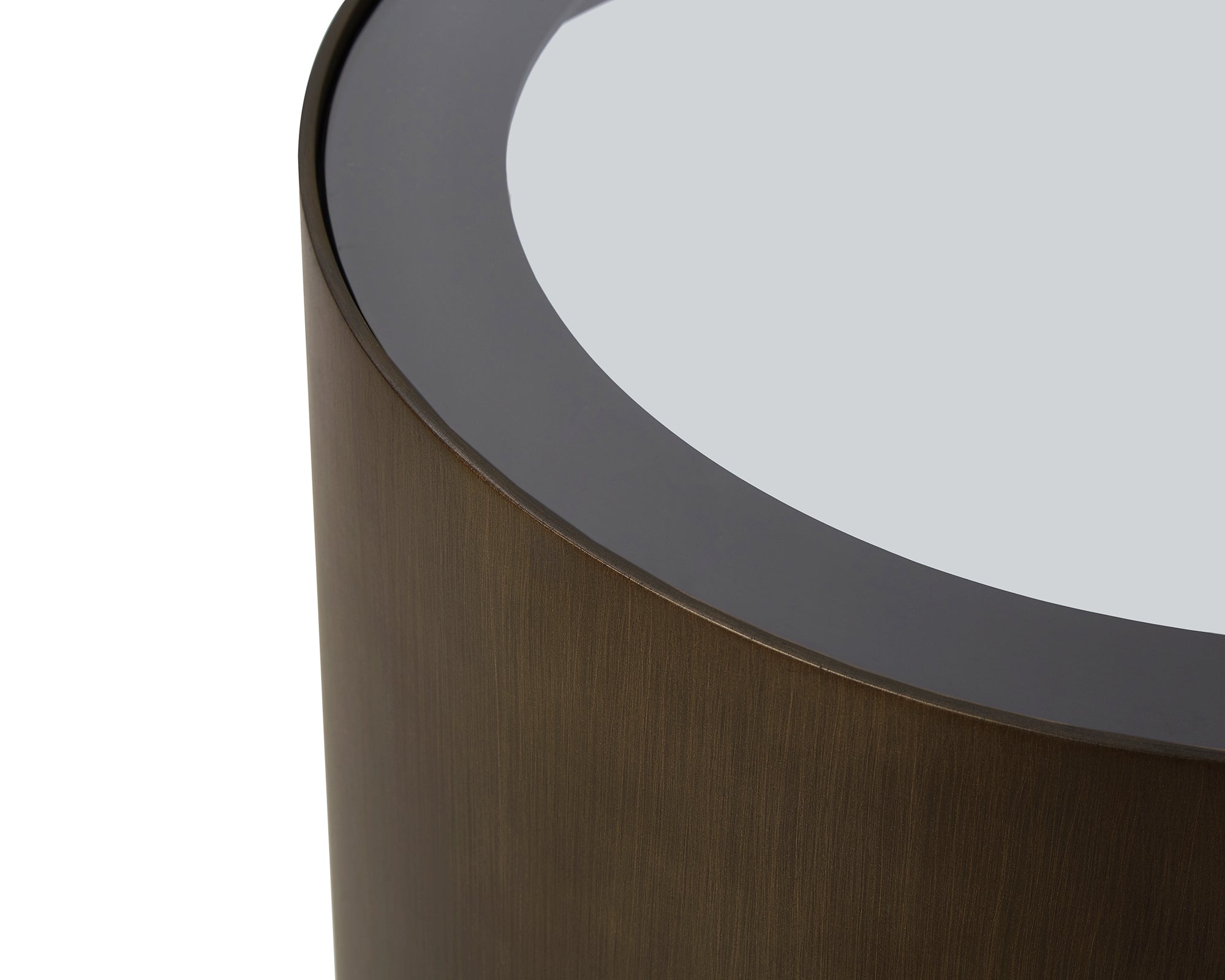 Arch Side Table - Antique Bronze/Smoked Black