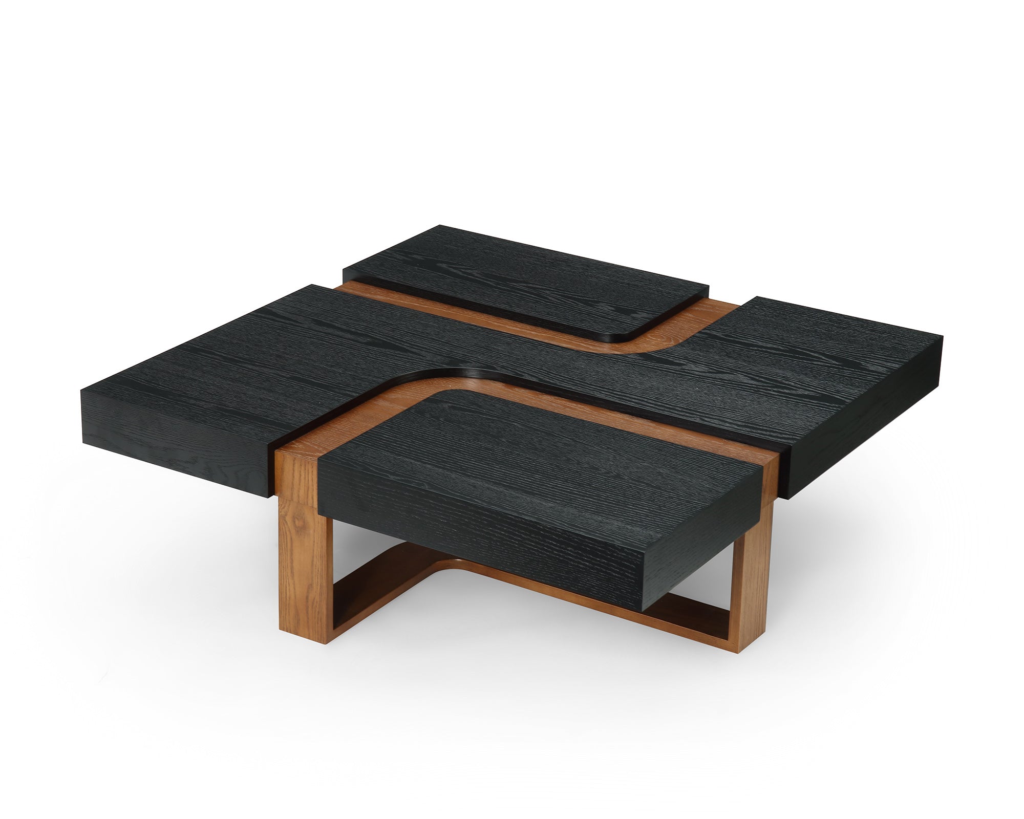Grove Coffee Table - Wenge & Classic Brown