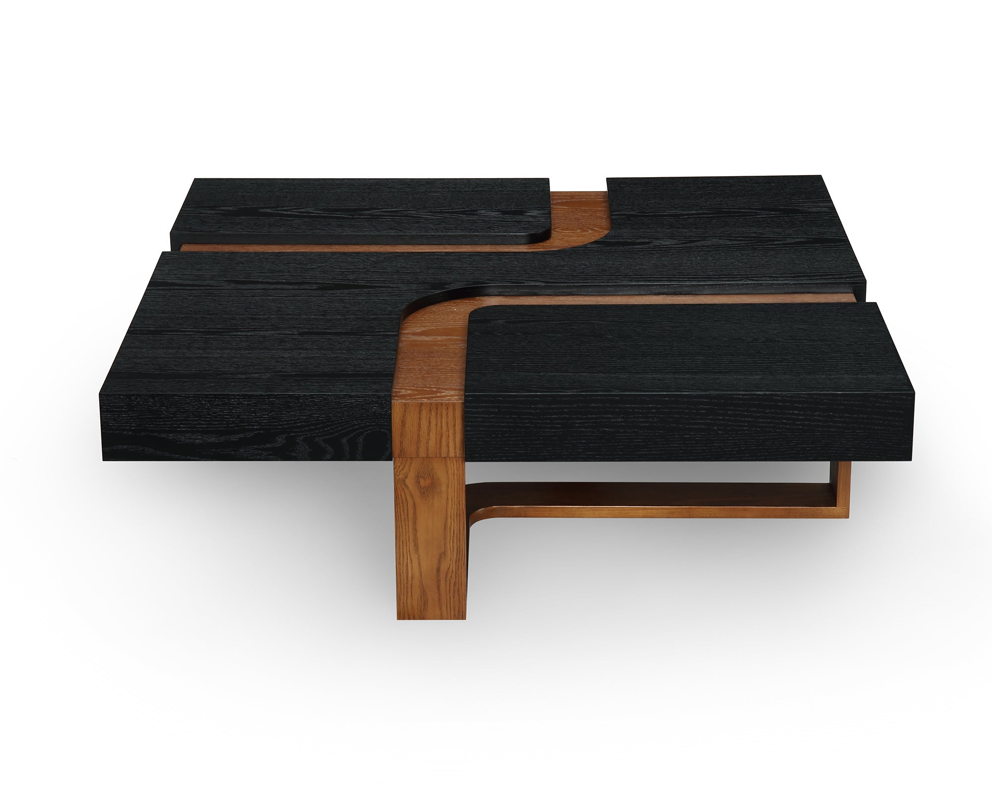 Grove Coffee Table - Wenge & Classic Brown