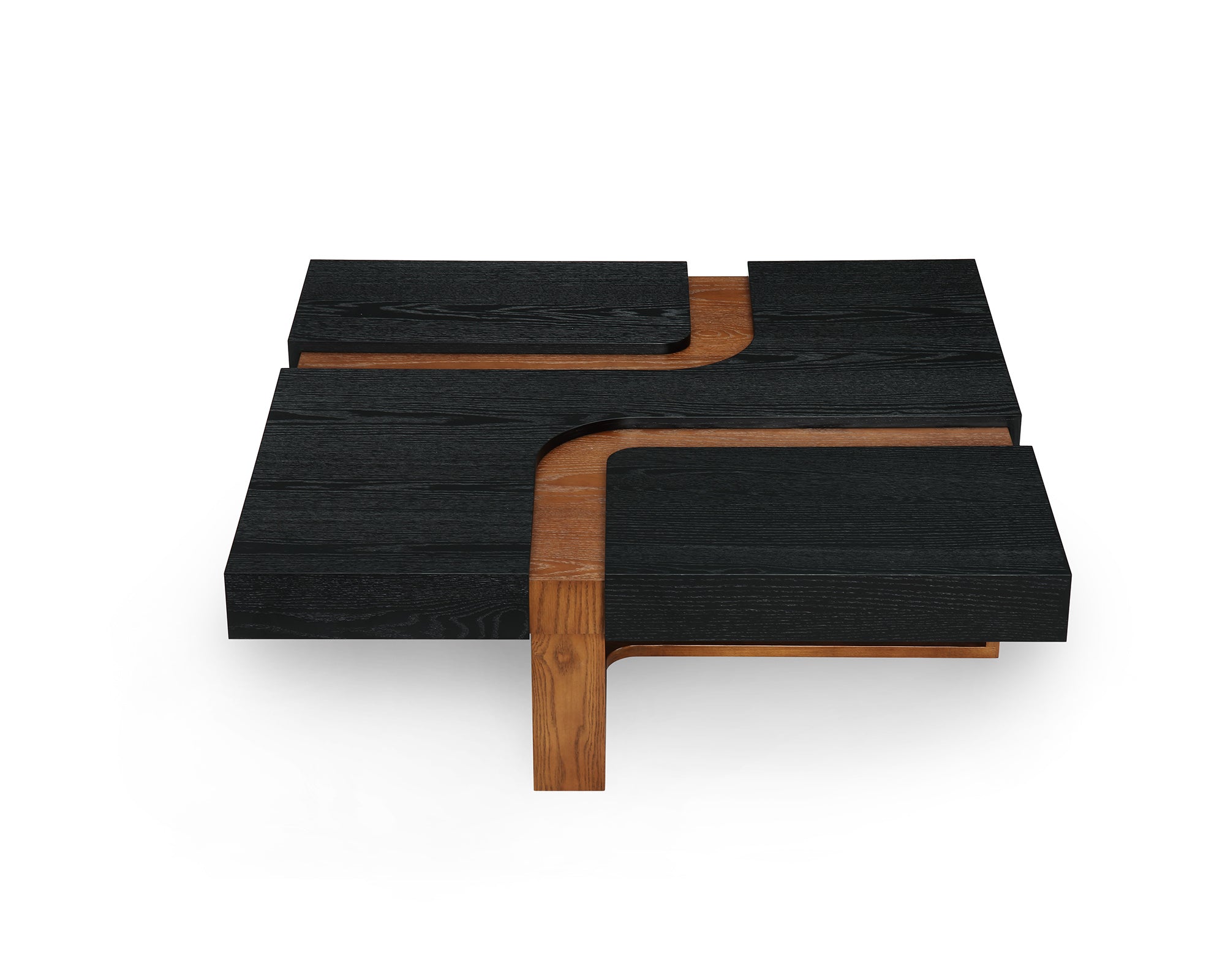 Grove Coffee Table - Wenge & Classic Brown