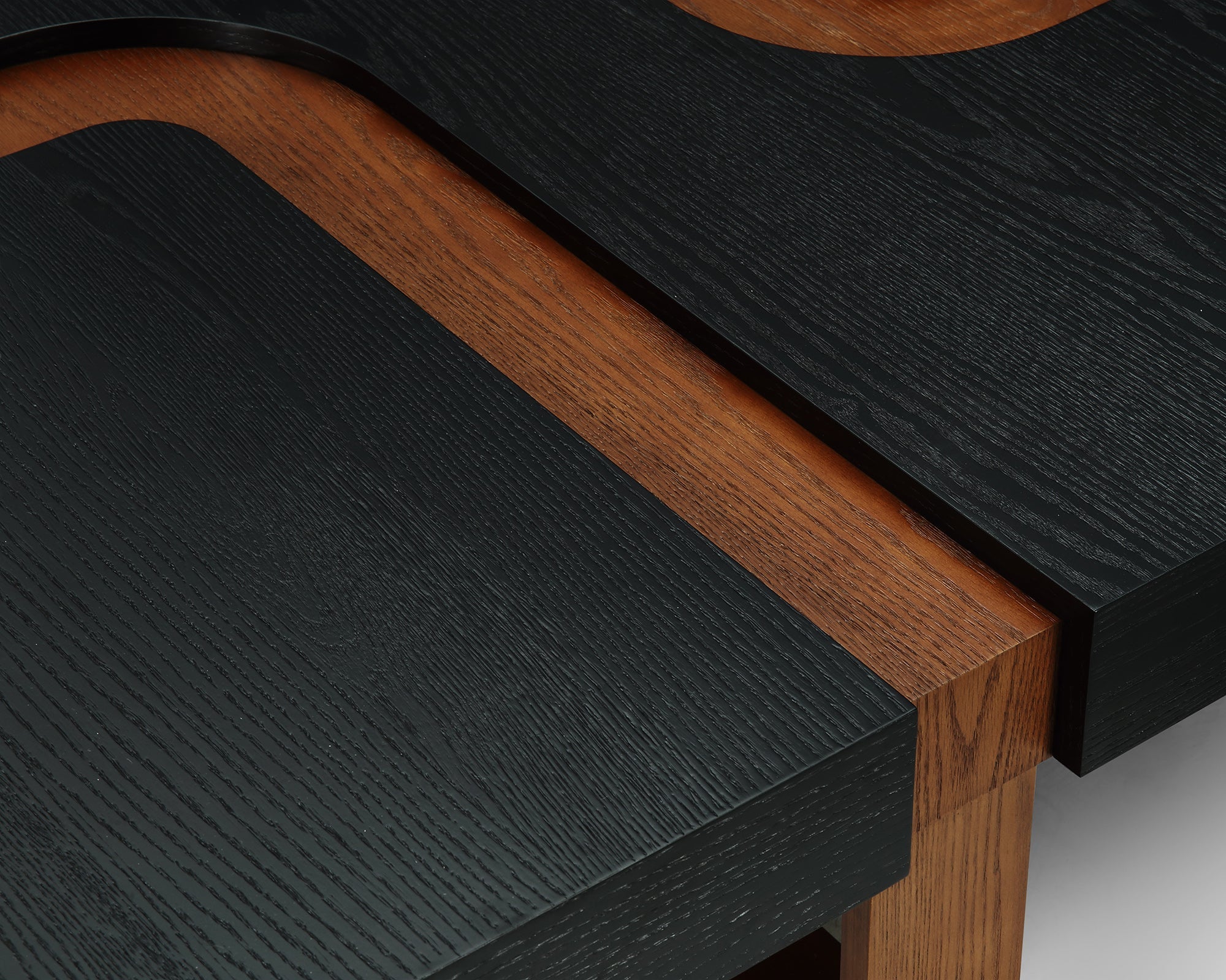 Grove Coffee Table - Wenge & Classic Brown