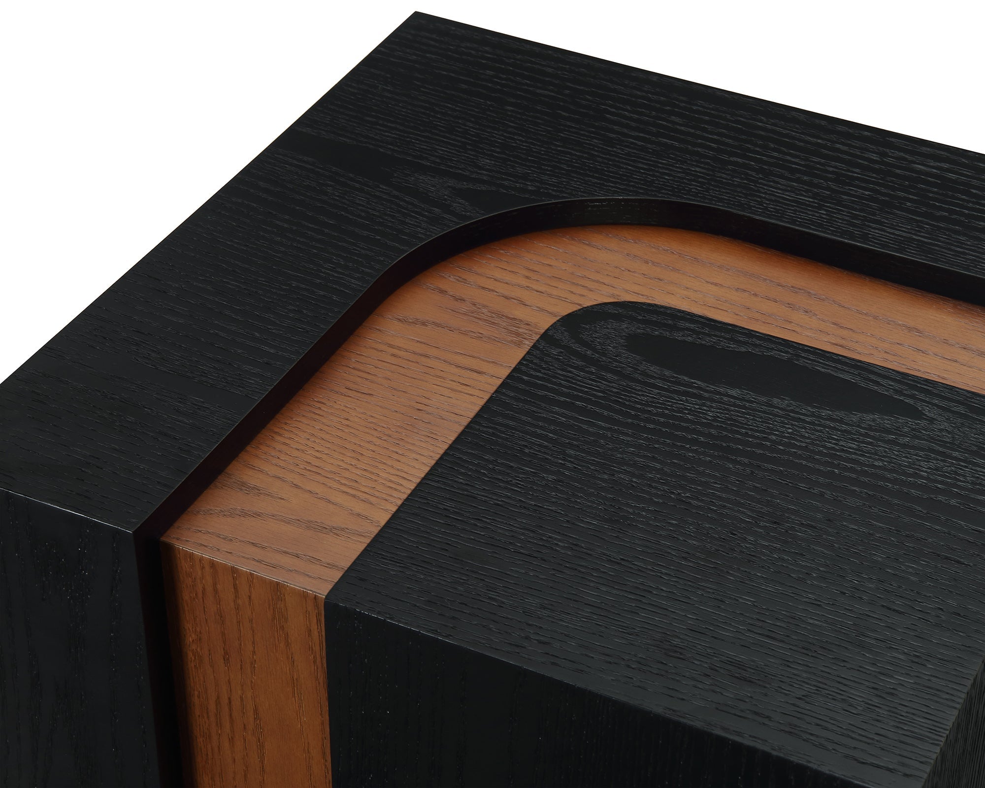 Grove Side Table - Wenge & Classic Brown