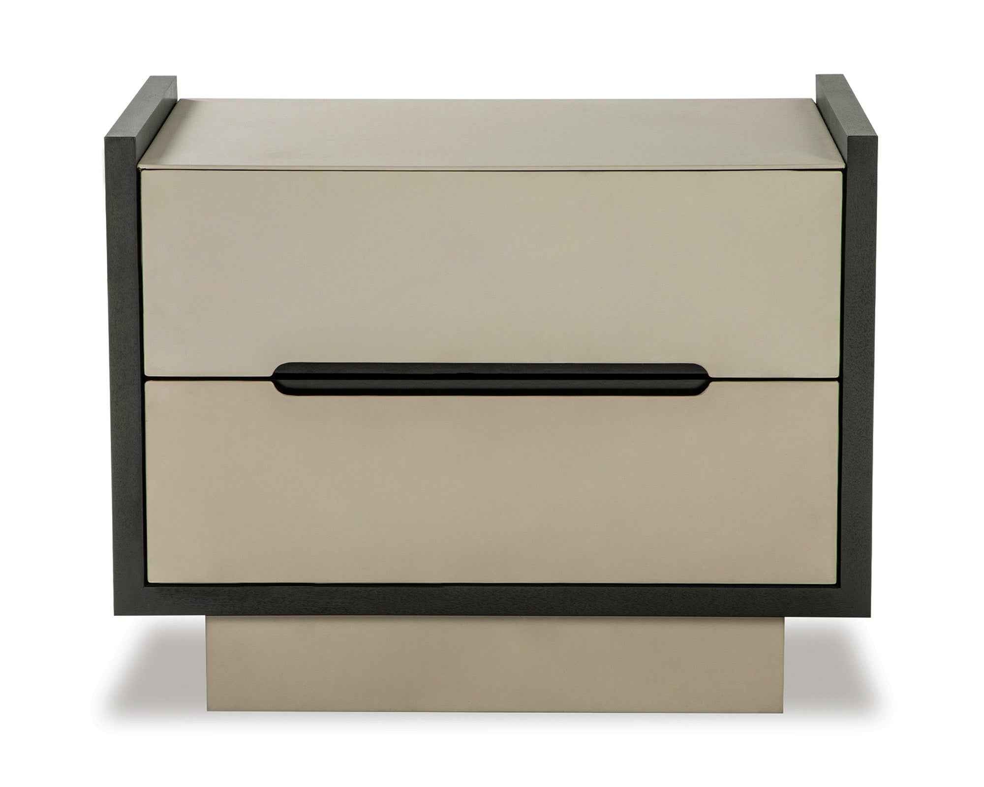 Antara Bedside Table - Dark Soft Cream