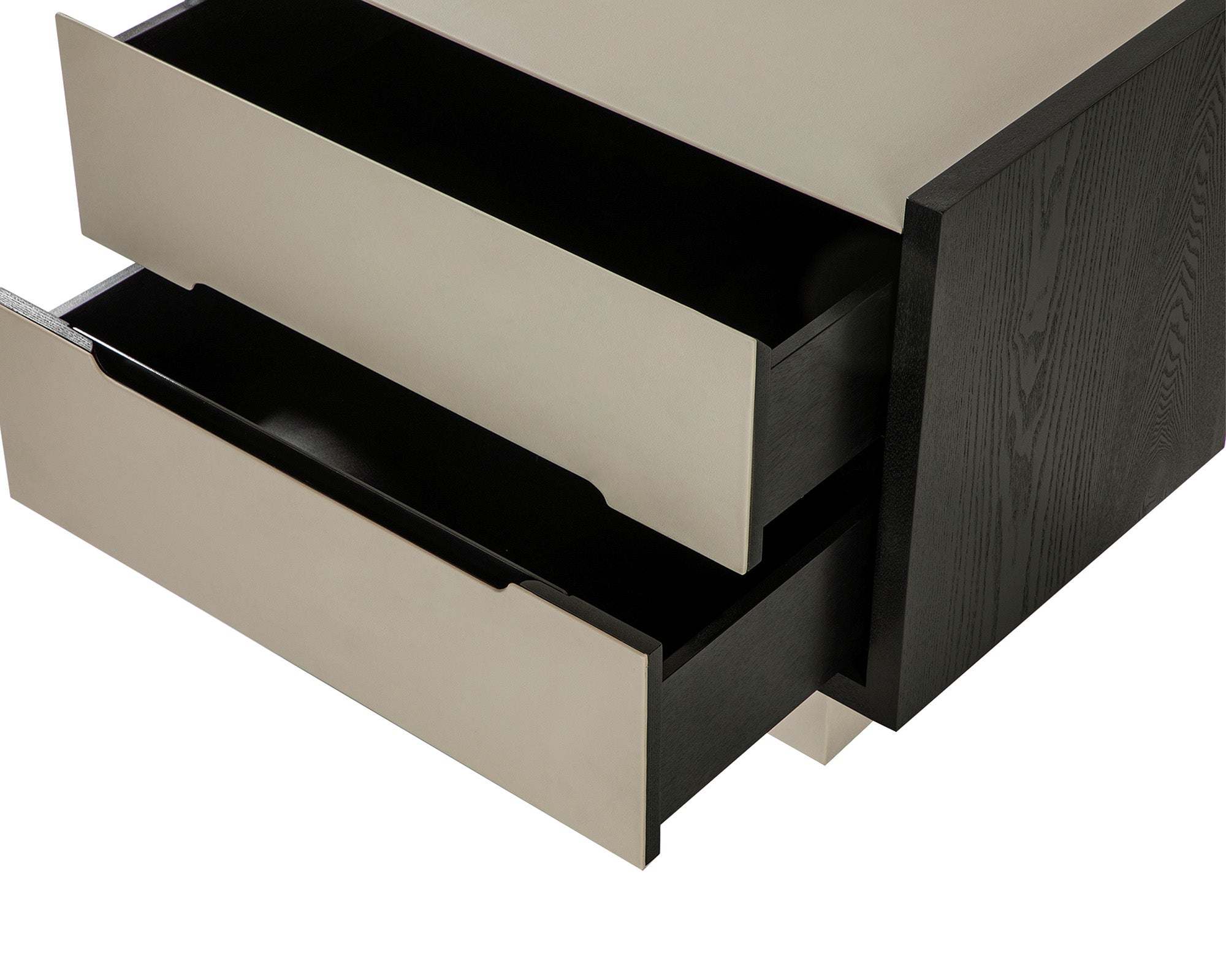 Antara Bedside Table - Dark Soft Cream