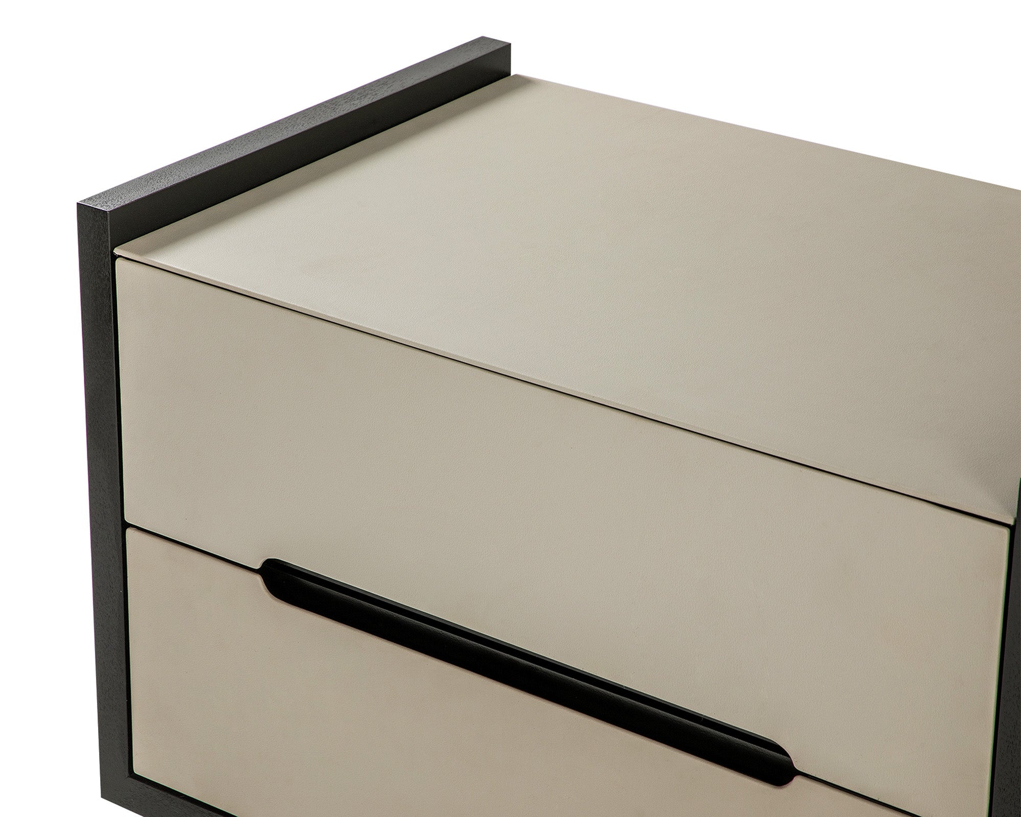 Antara Bedside Table - Dark Soft Cream