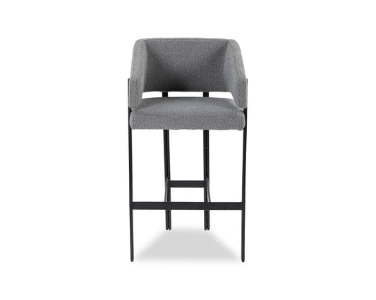 Tatler Bar Stool - Boucle Grey