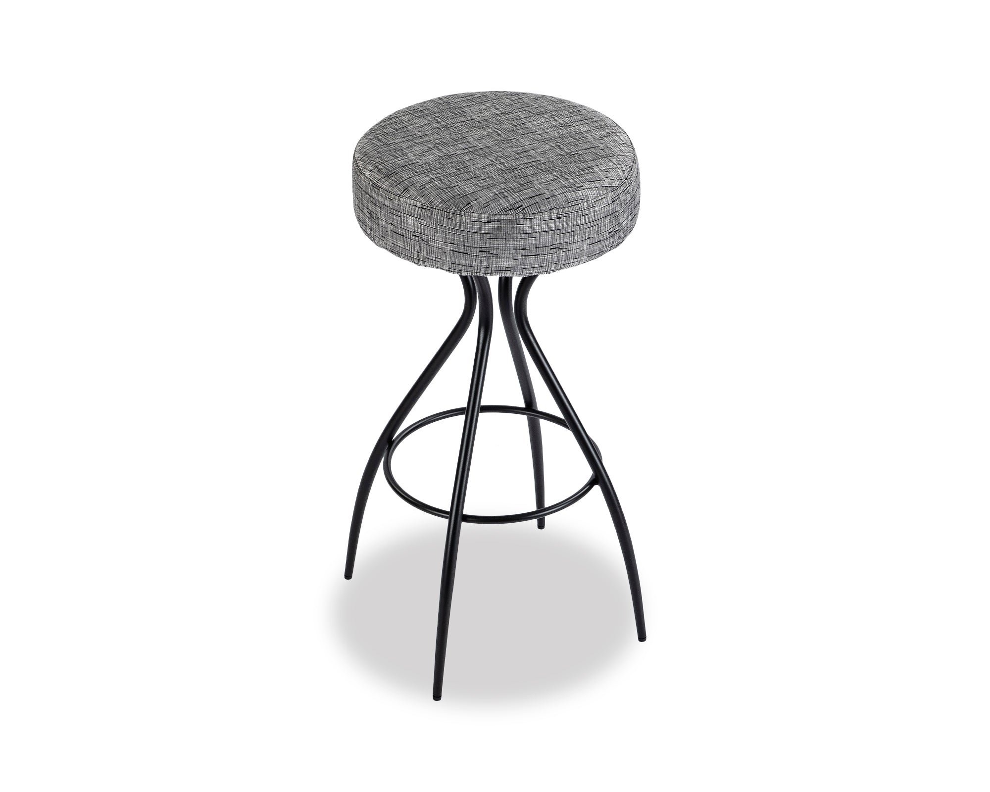 Hydra Bar Stool - Artesan Black & White