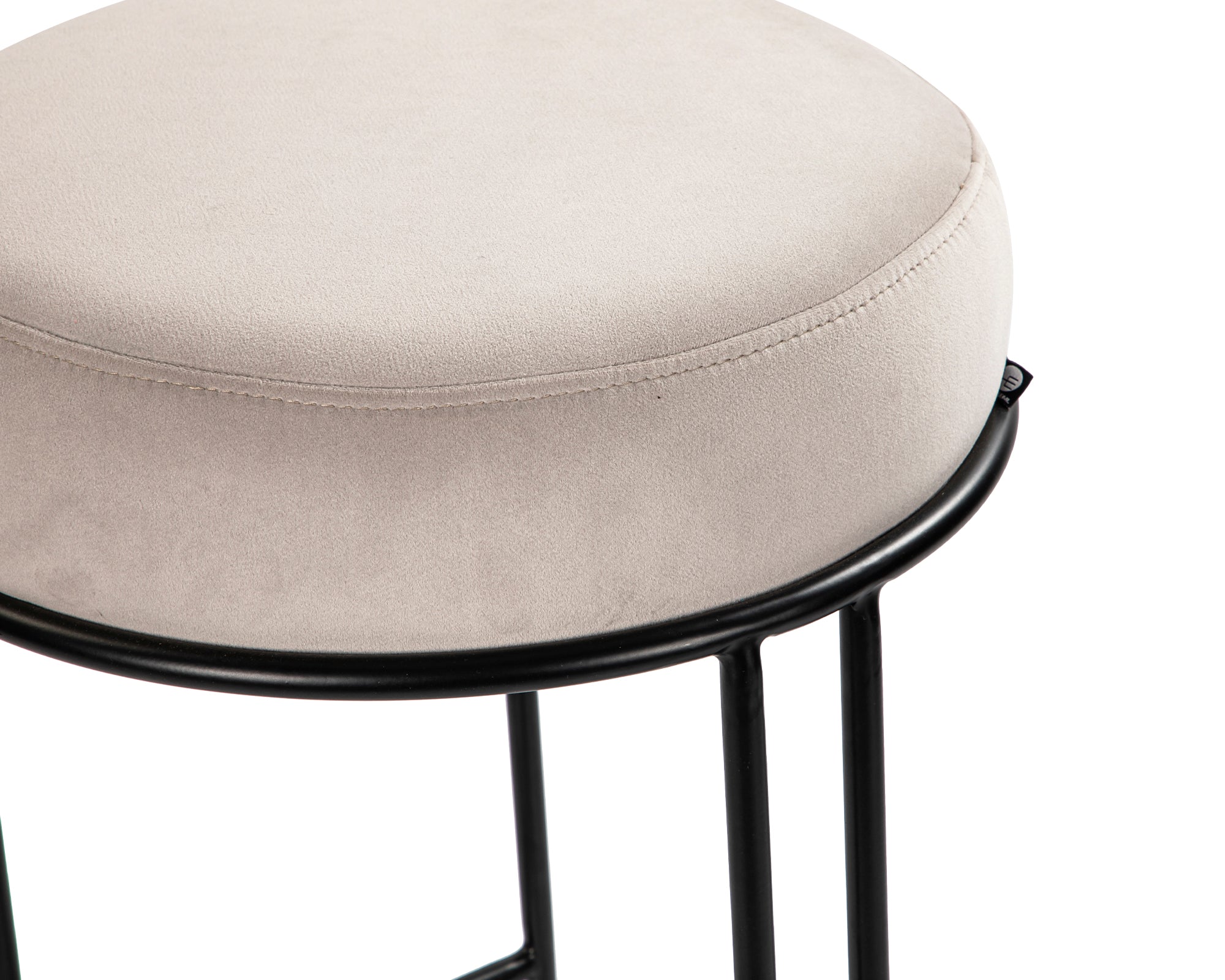 Compti Bar Stool - Kaster Light Grey