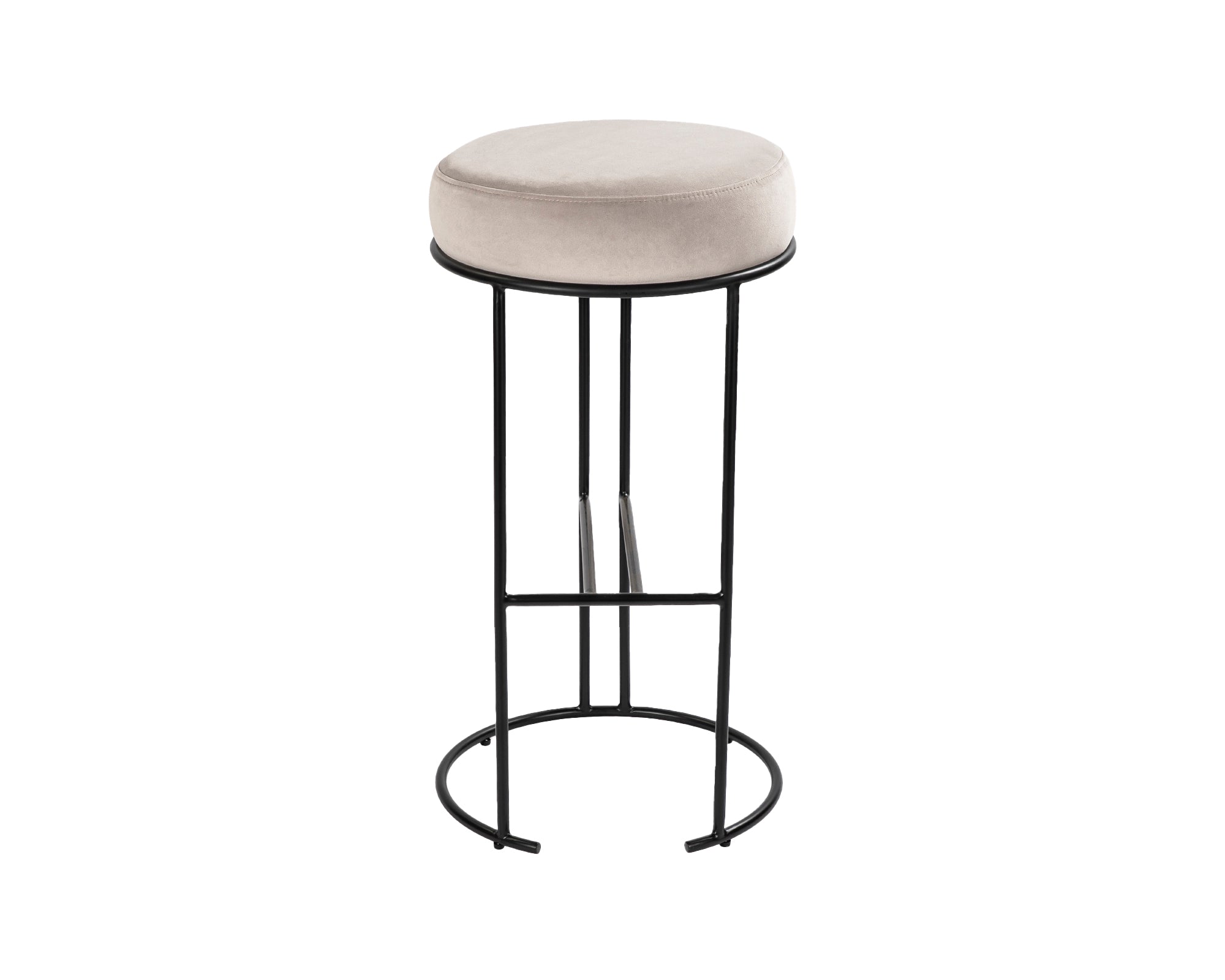 Compti Bar Stool - Kaster Light Grey