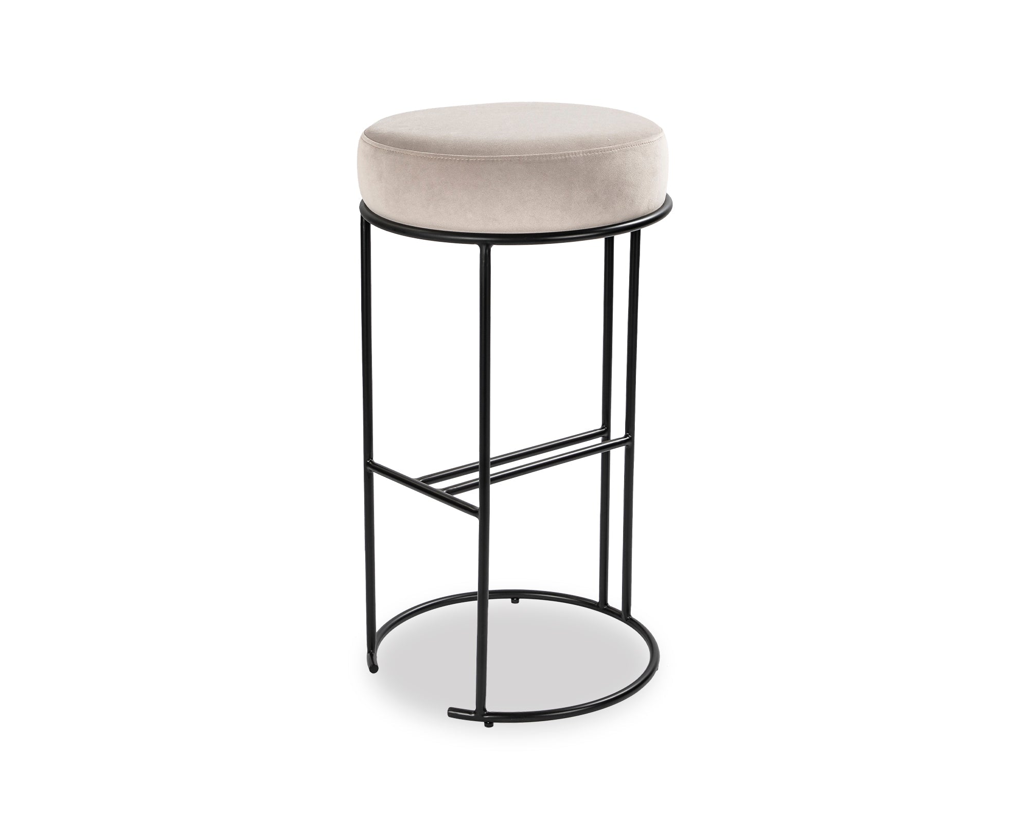 Compti Bar Stool - Kaster Light Grey