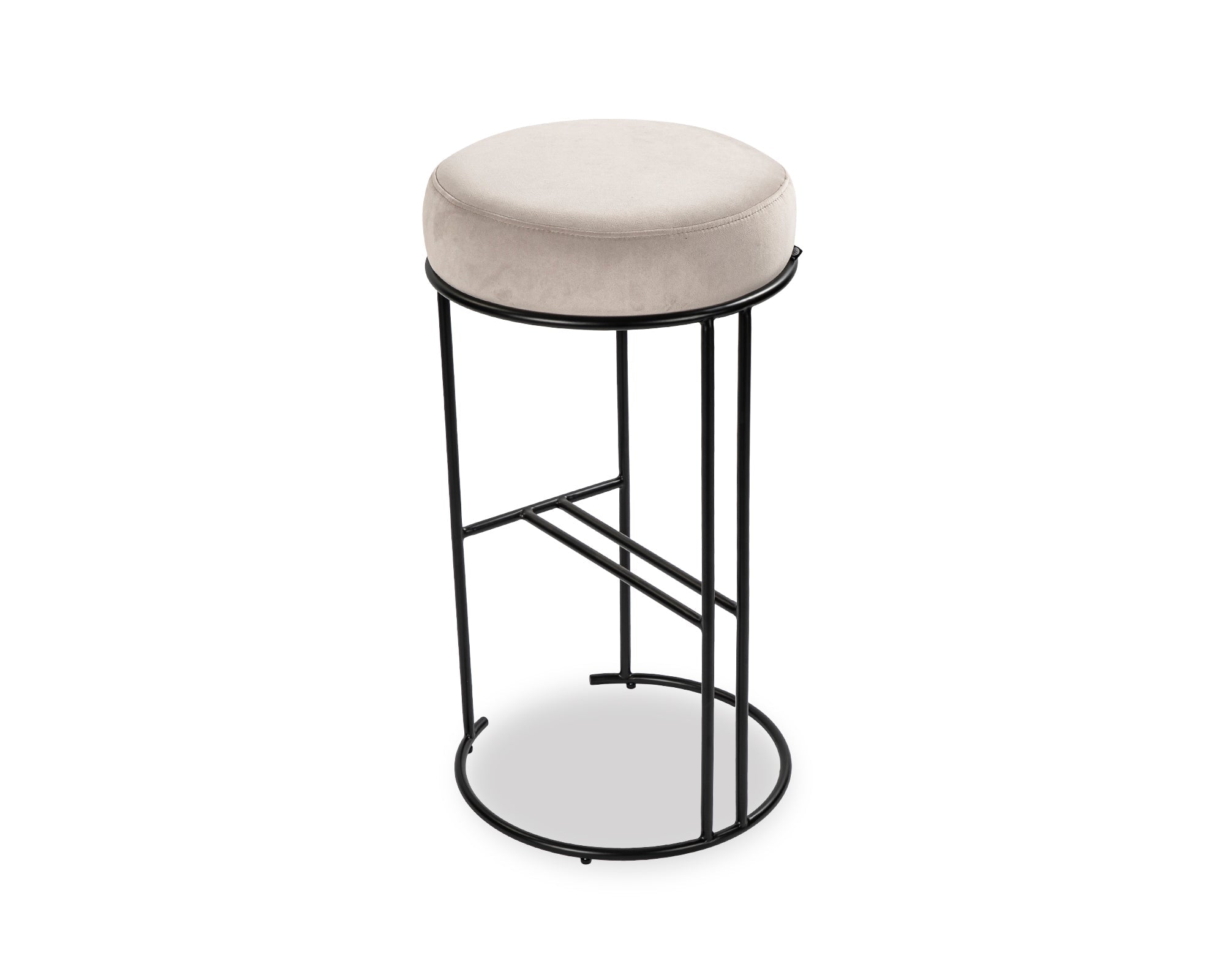 Compti Bar Stool - Kaster Light Grey