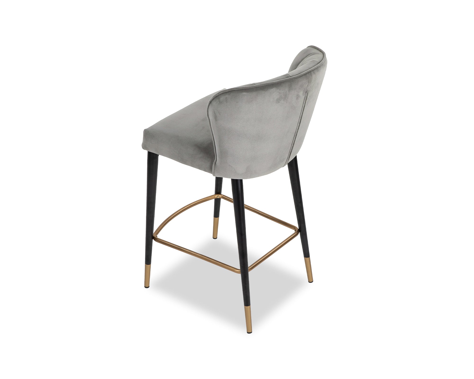 Maya Counter Stool - Kaster II Anchor Grey Velvet