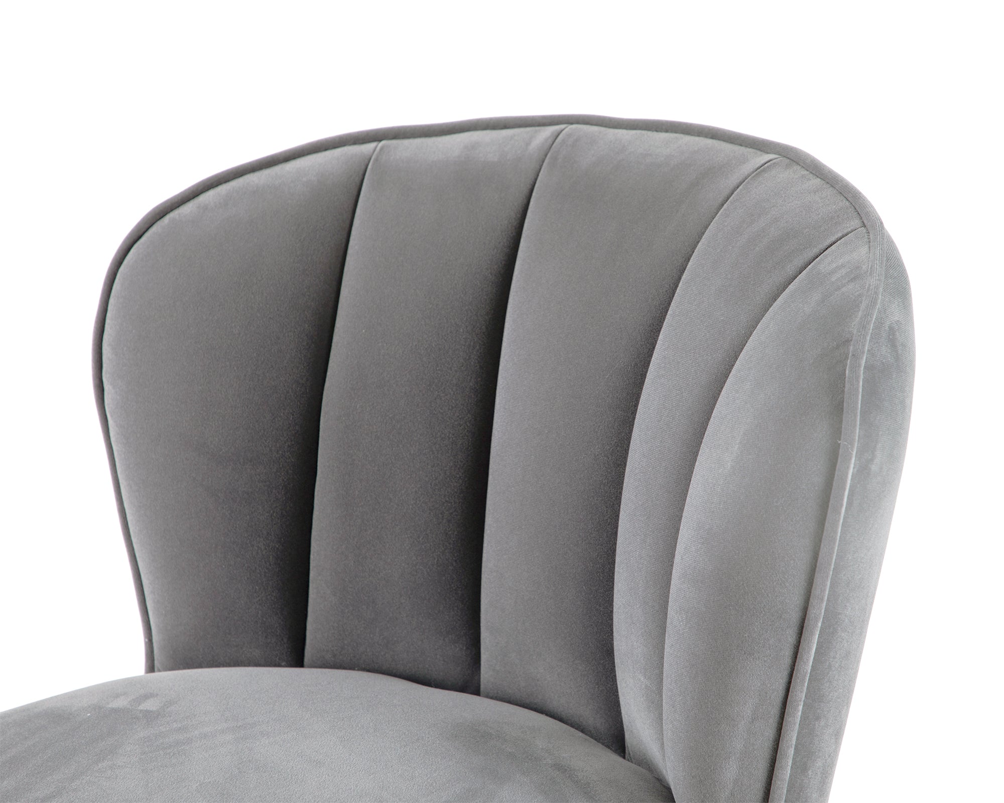 Maya Bar Stool - Kaster II Anchor Grey Velvet