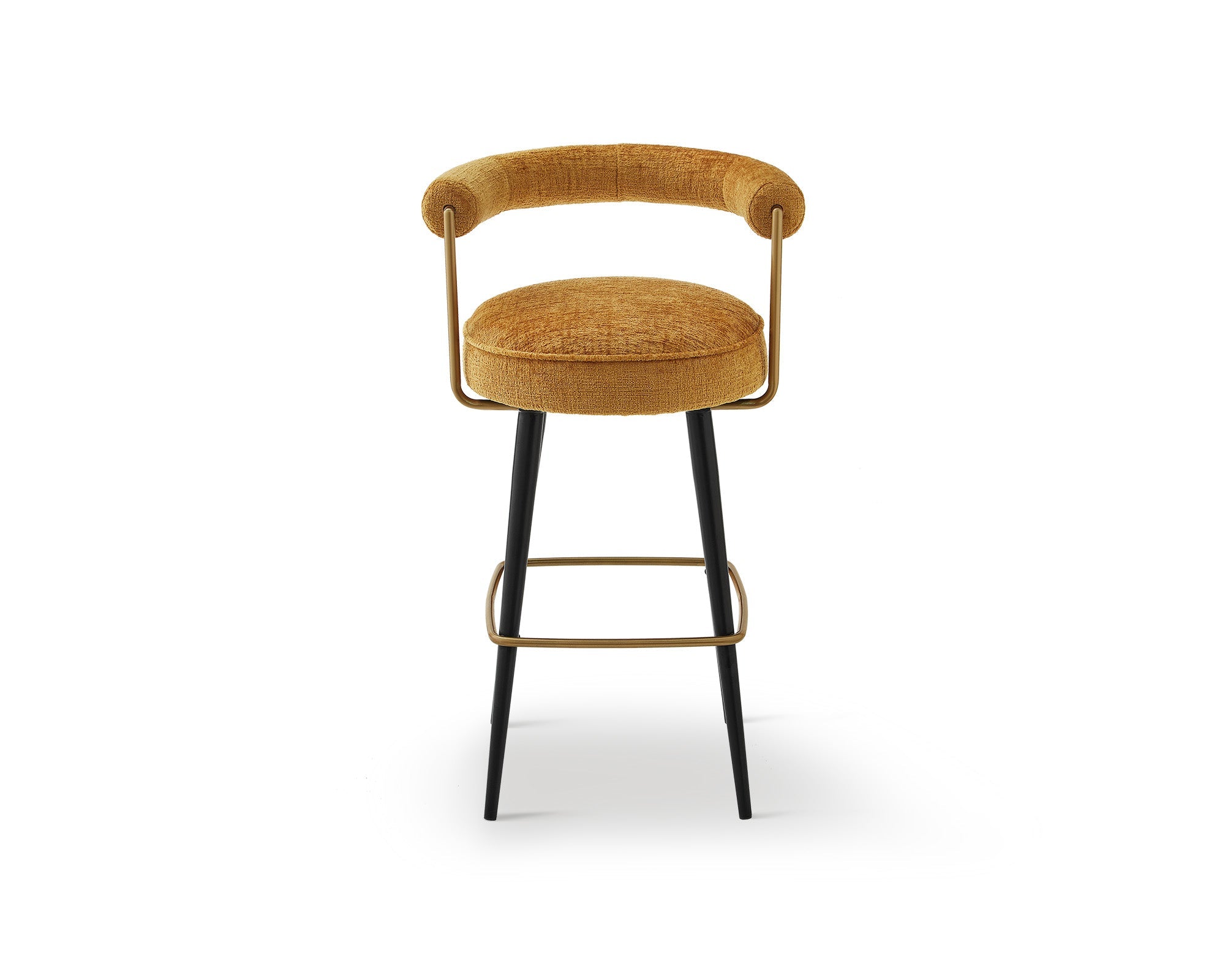 Josephine Bar Stool - Bennett Mustard